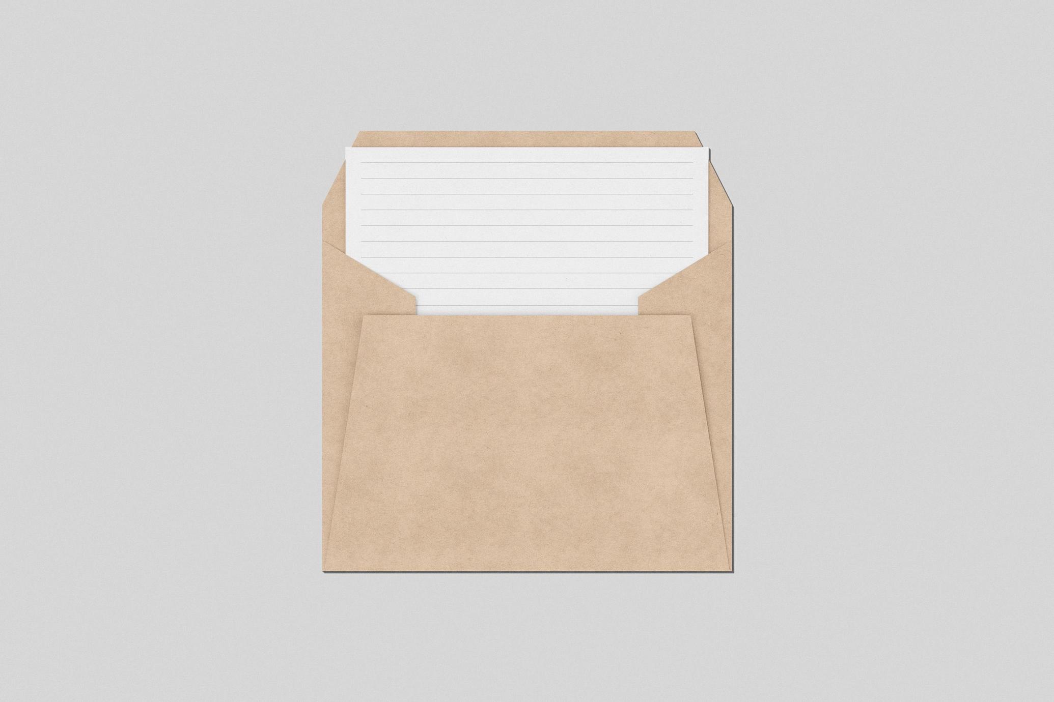 Envelope Mockup