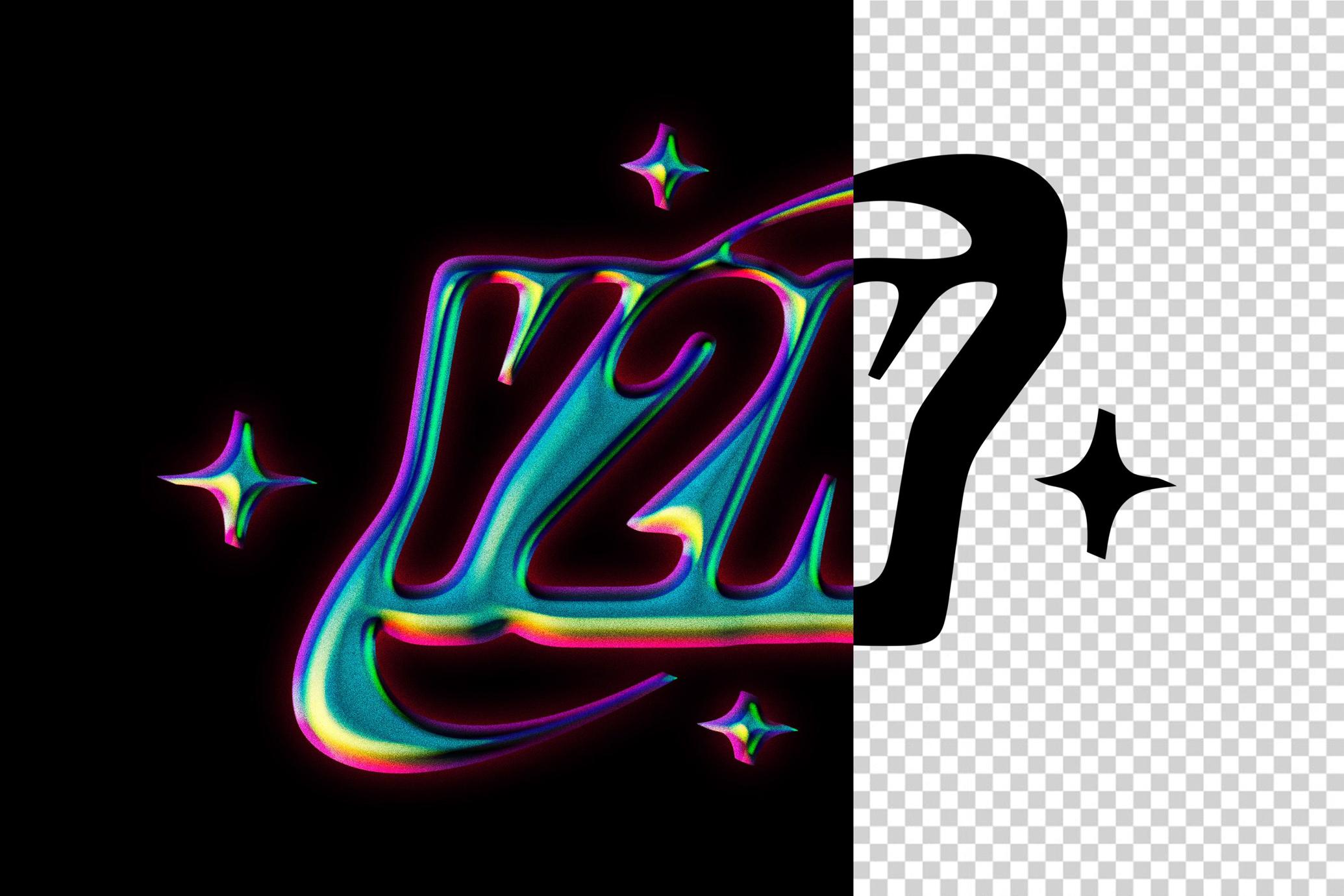 Radiant Chrome Text & Logo Effect