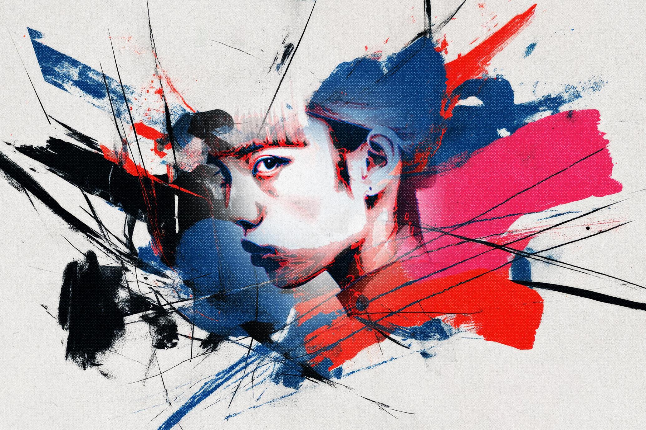 Inky Spots Photo Effect