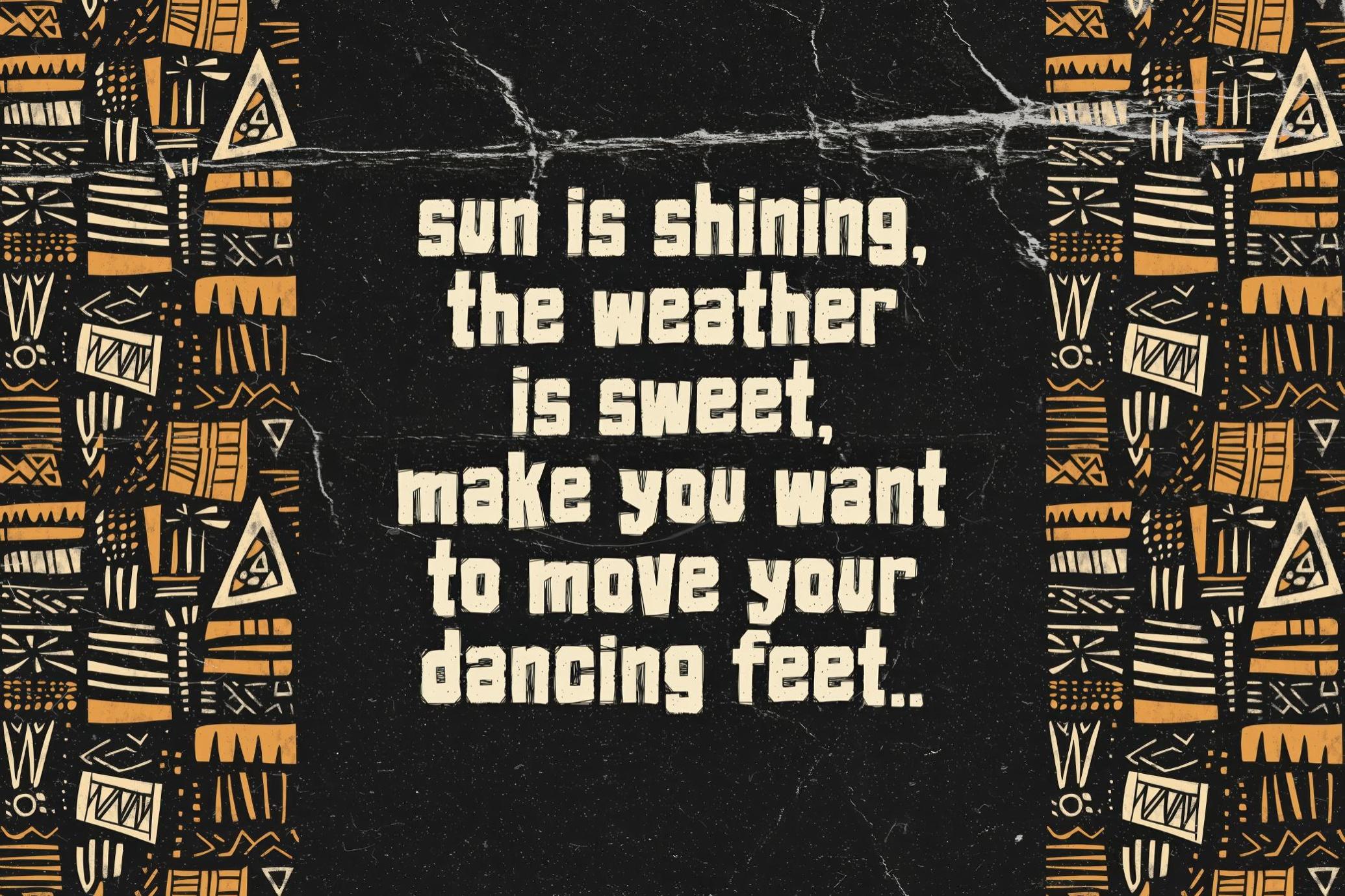 Bafrika — Handmade Woodcut Font