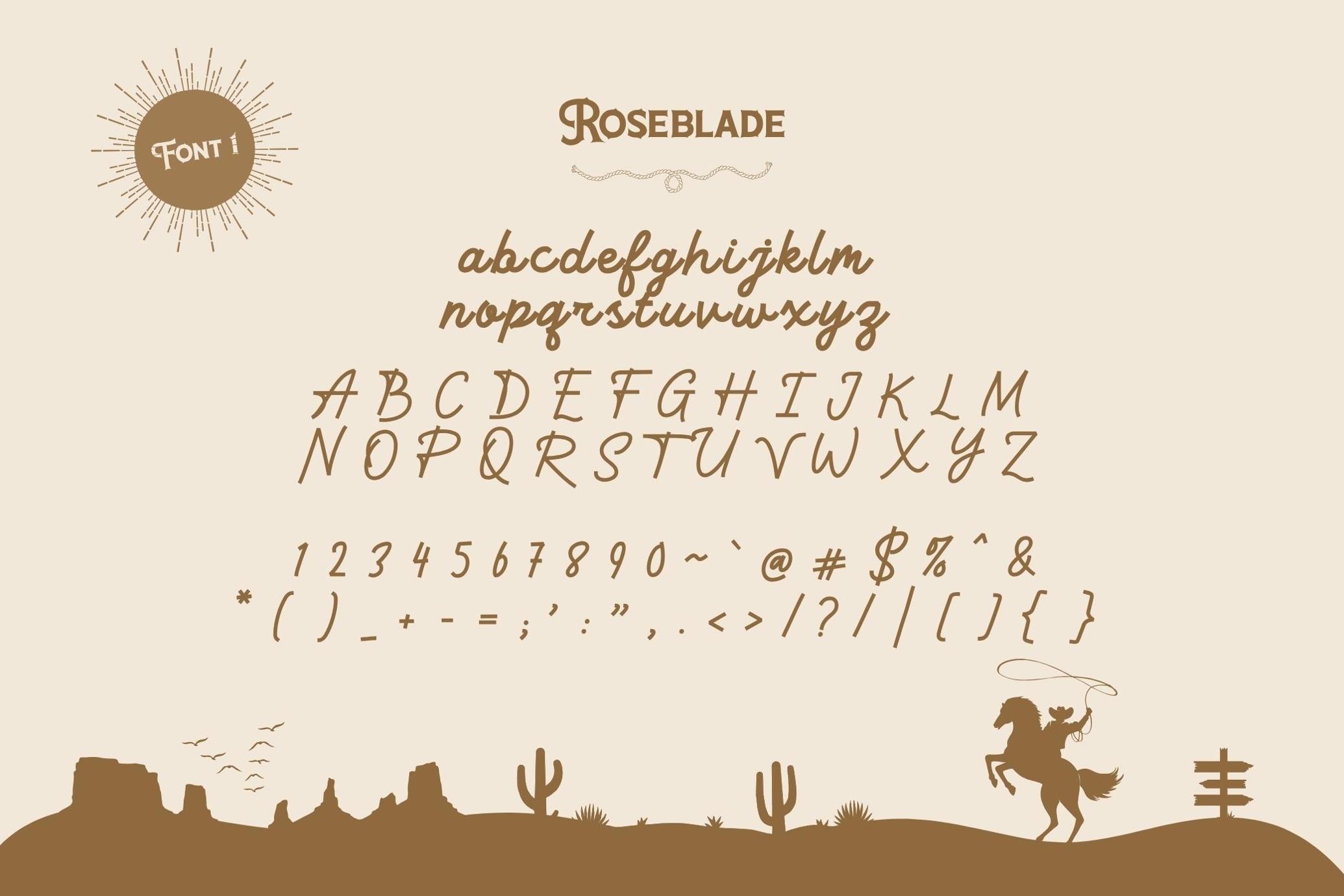 Lasso Lore - Western Rope Font Duo
