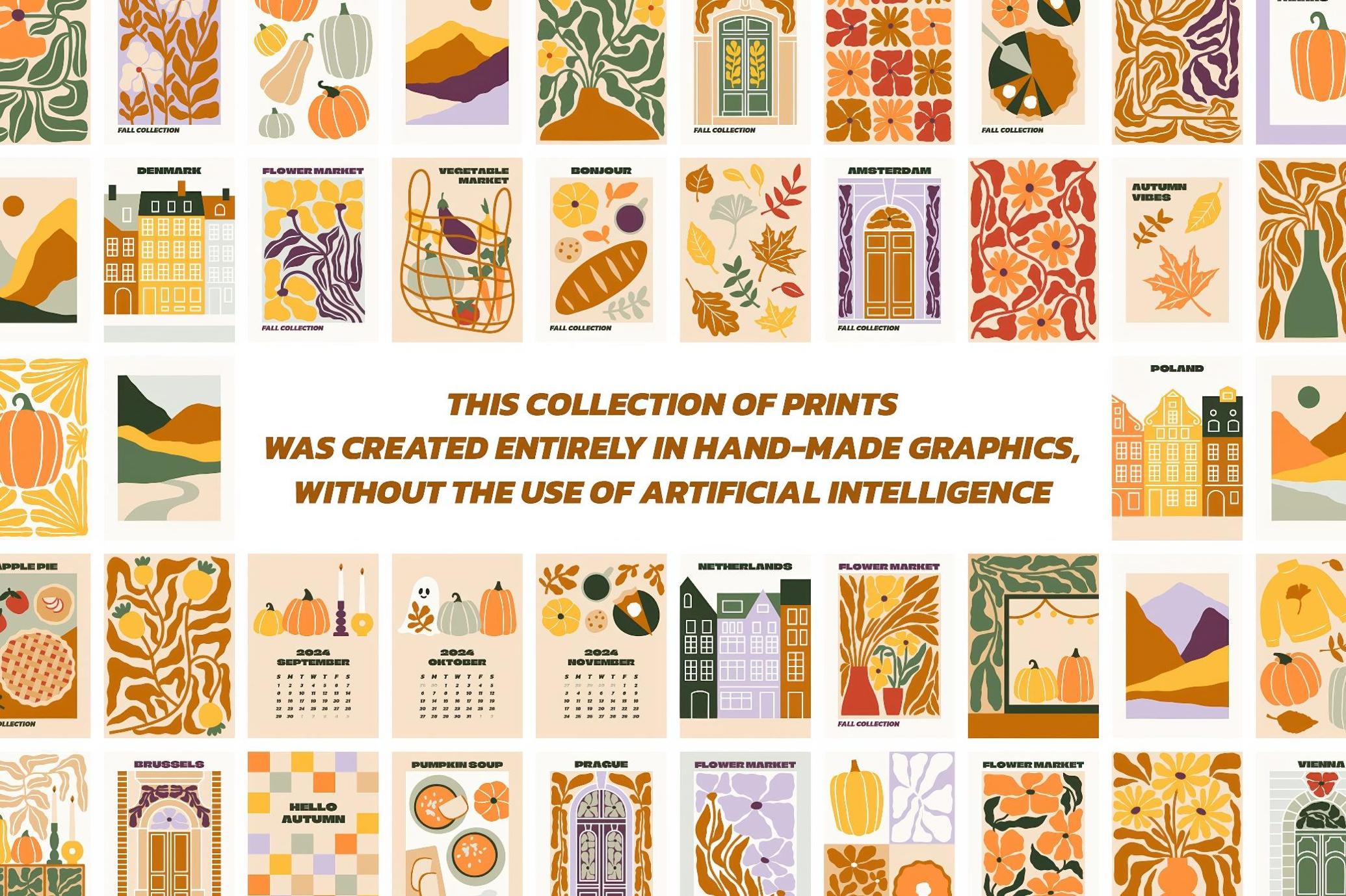 Neutral Flowers Vector Print Creator