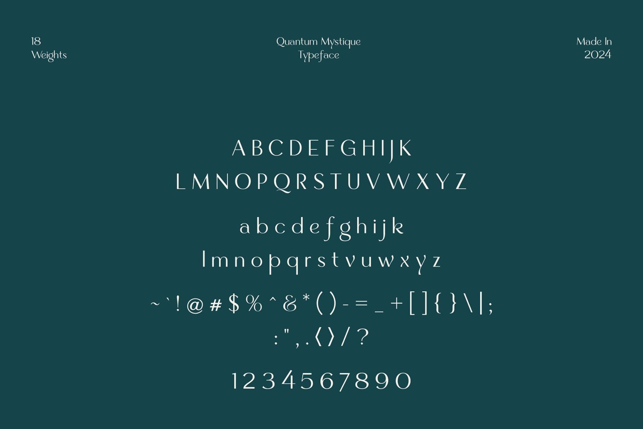 Quantum Mystique - Elegant Sans