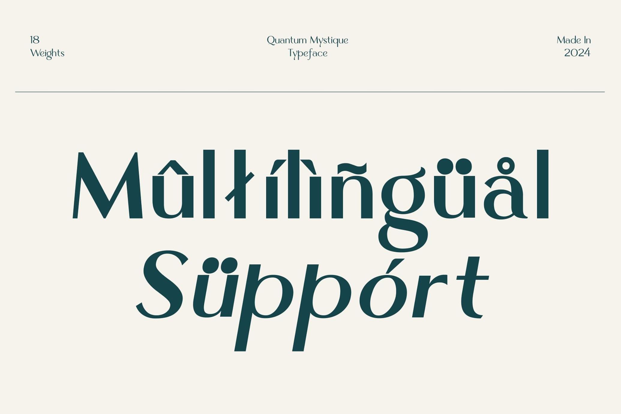 Quantum Mystique - Elegant Sans