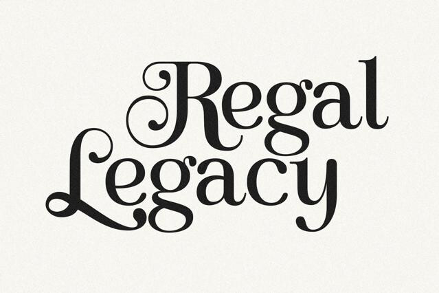 Regal Legacy - Elegant Typeface