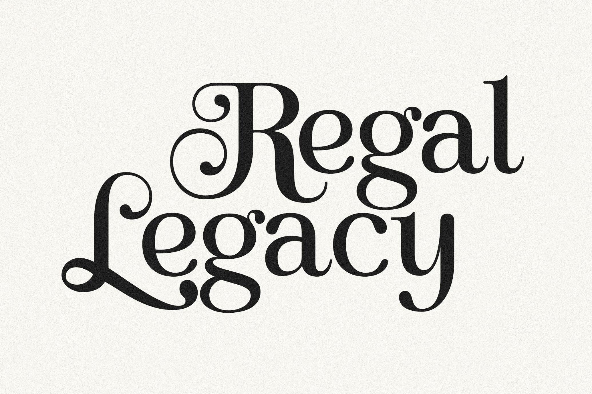 Regal Legacy - Elegant Typeface