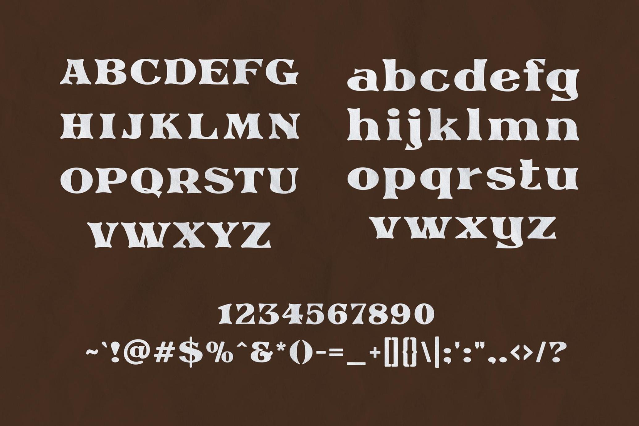 Heritage Trails - Western Typeface