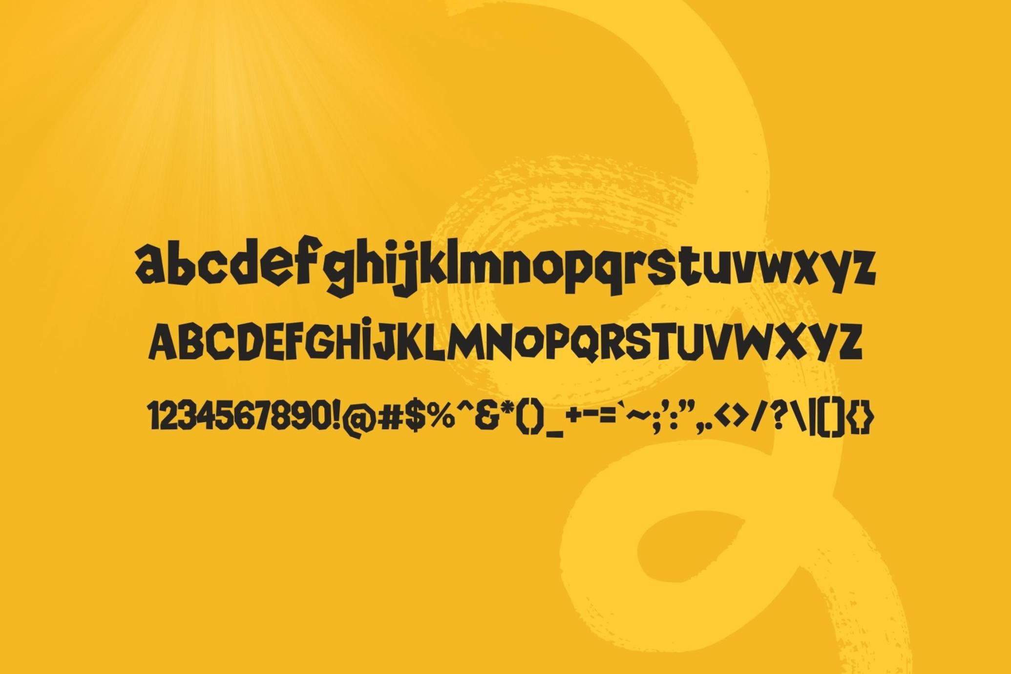 Solnechka – A Playful & Quirky Typeface for Kids