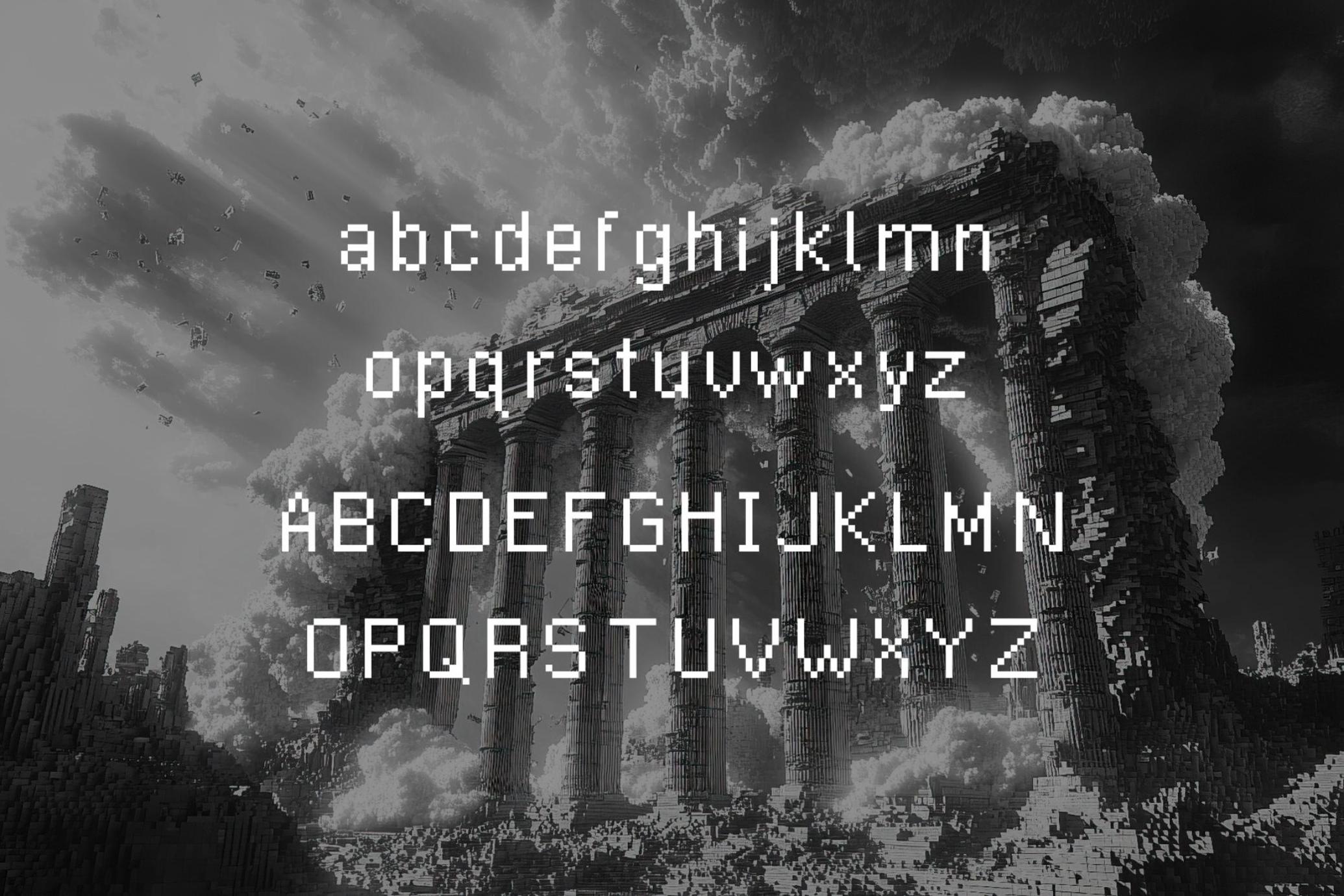 Delicatus - Slim Pixel Typeface