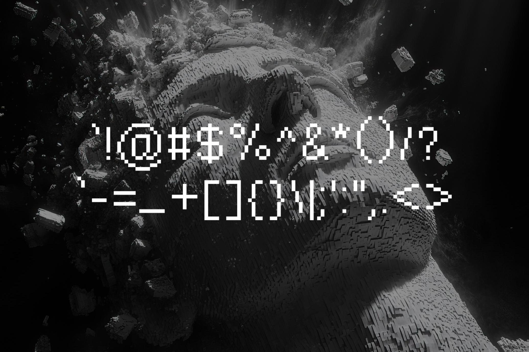 Delicatus - Slim Pixel Typeface