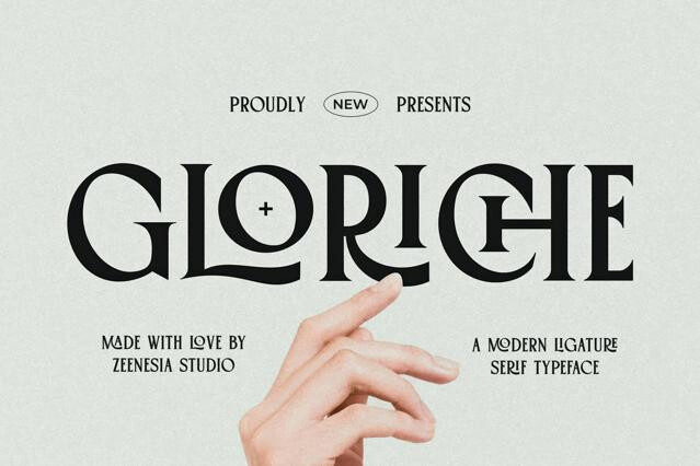 Gloriche Ligature Serif