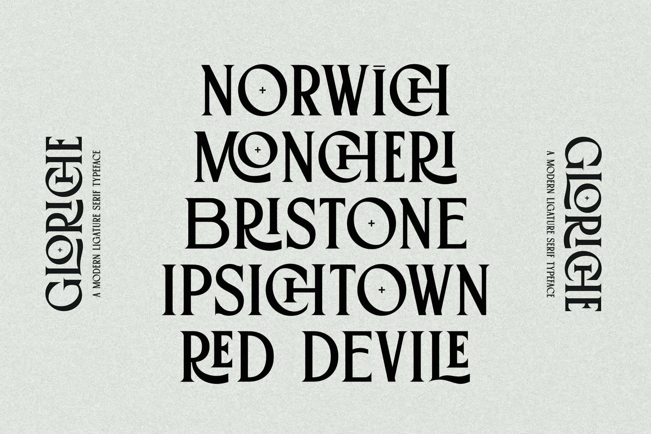 Gloriche Ligature Serif