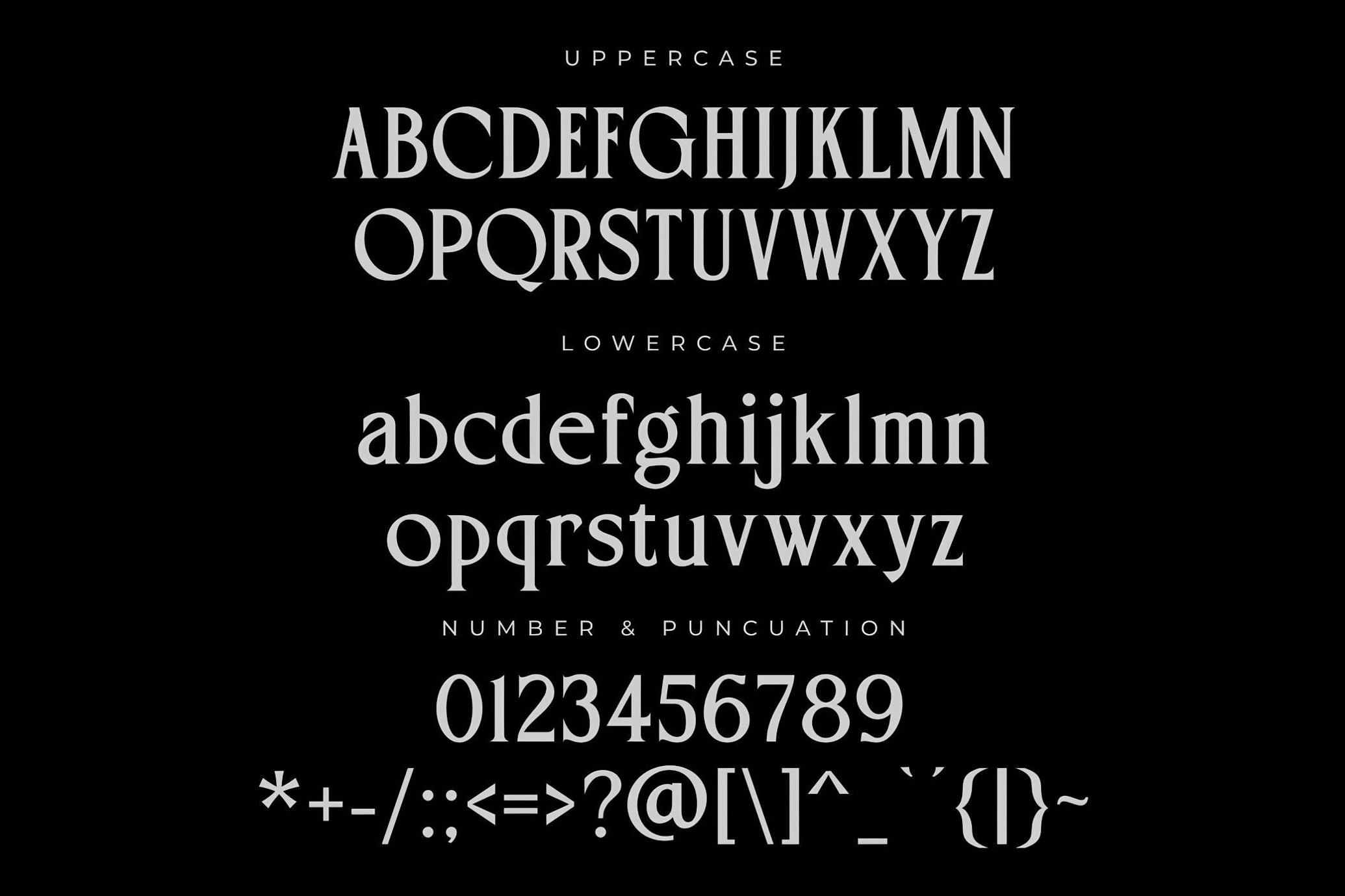 Gloriche Ligature Serif