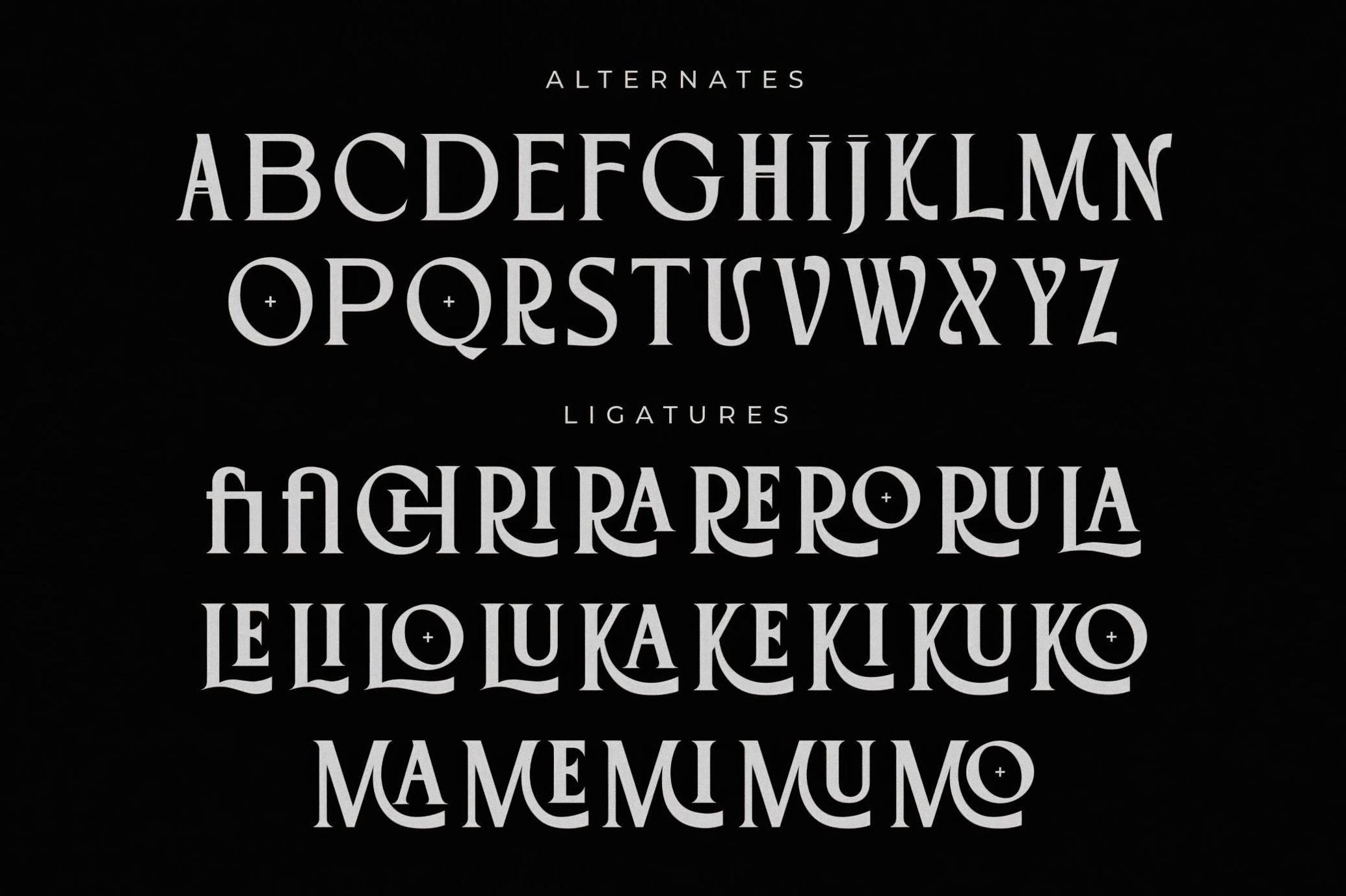Gloriche Ligature Serif