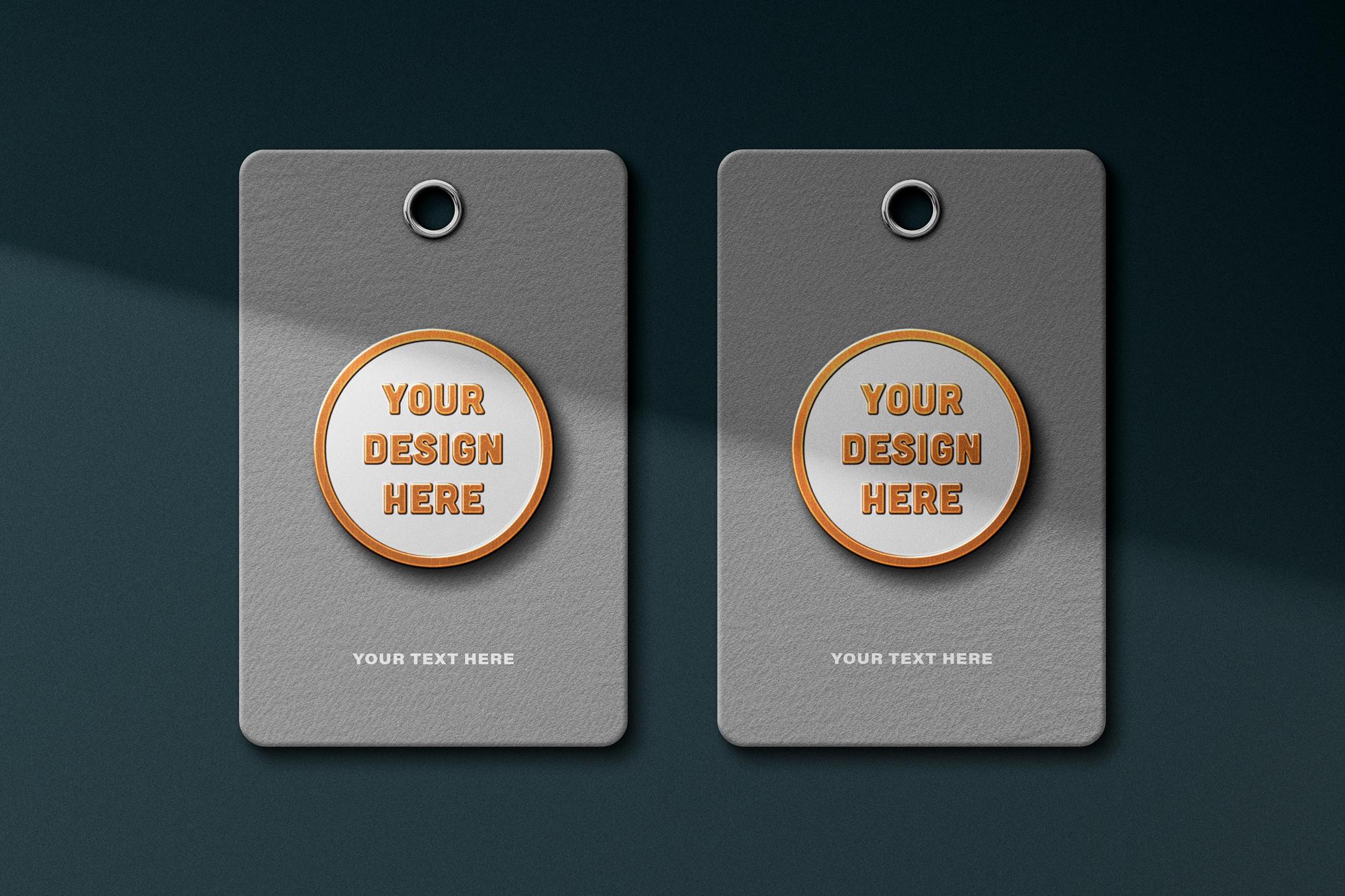 Enamel Pin Logo Mockups