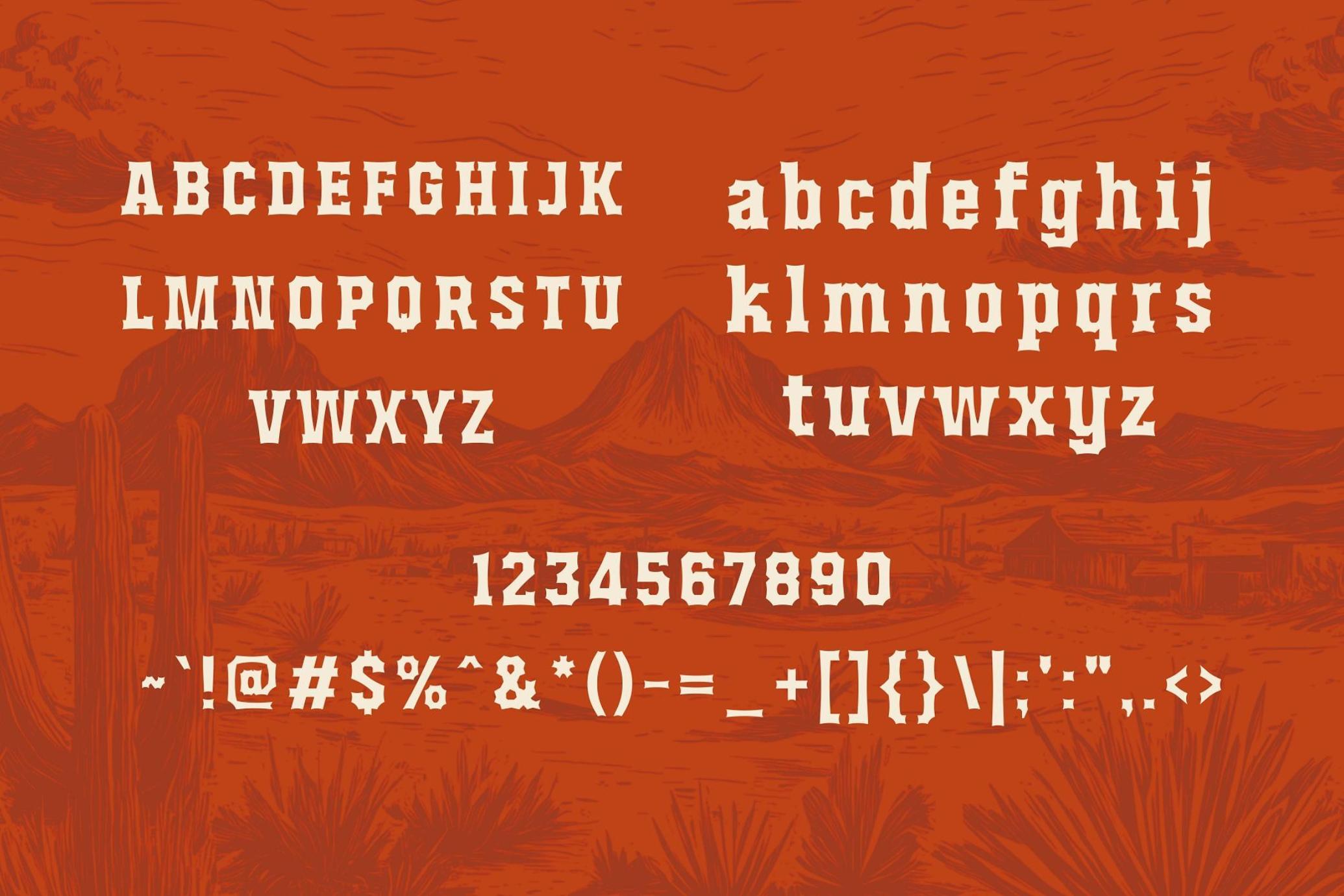 Western Outpost Typeface