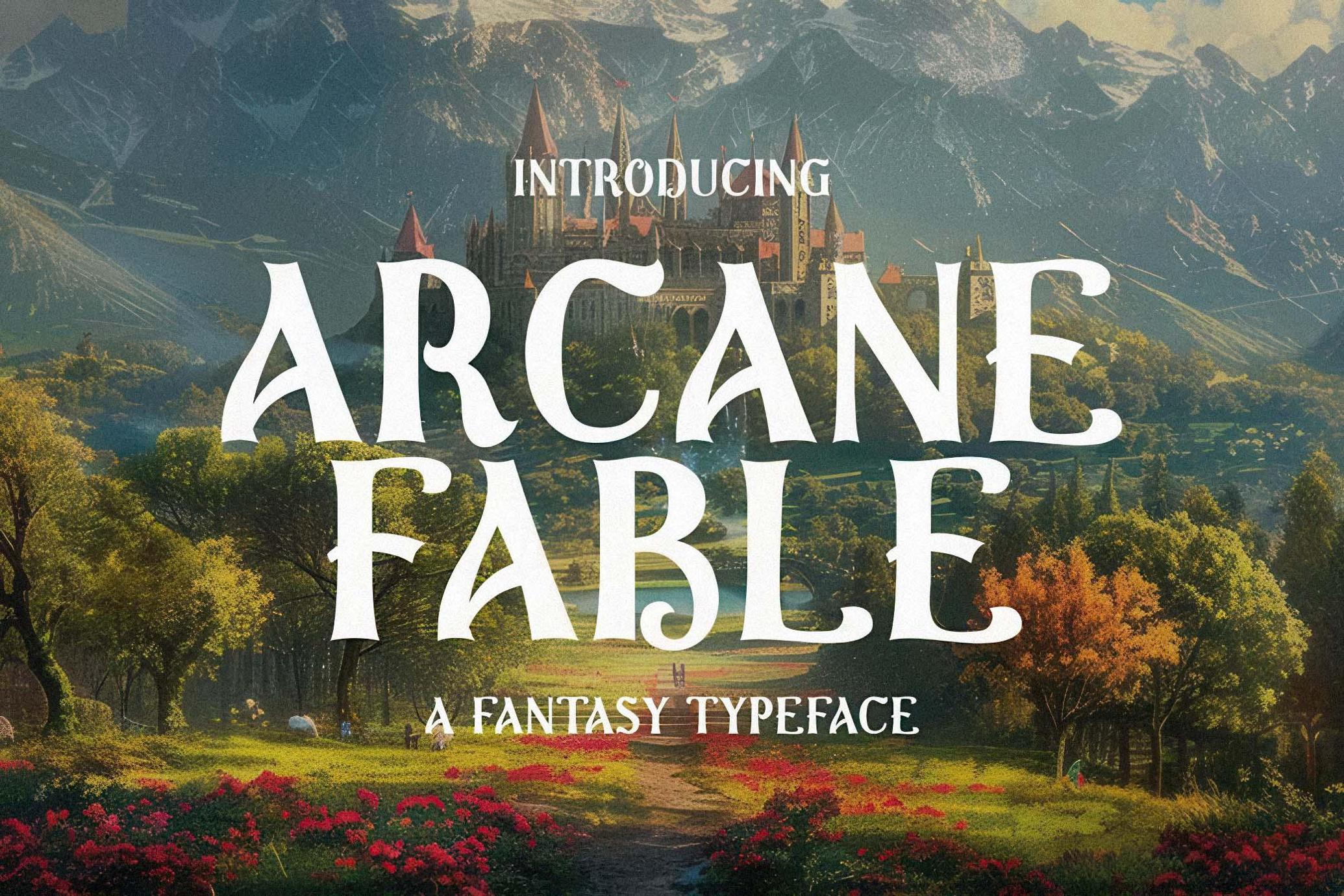 Arcane Fable - Fantasy Inspired Typeface