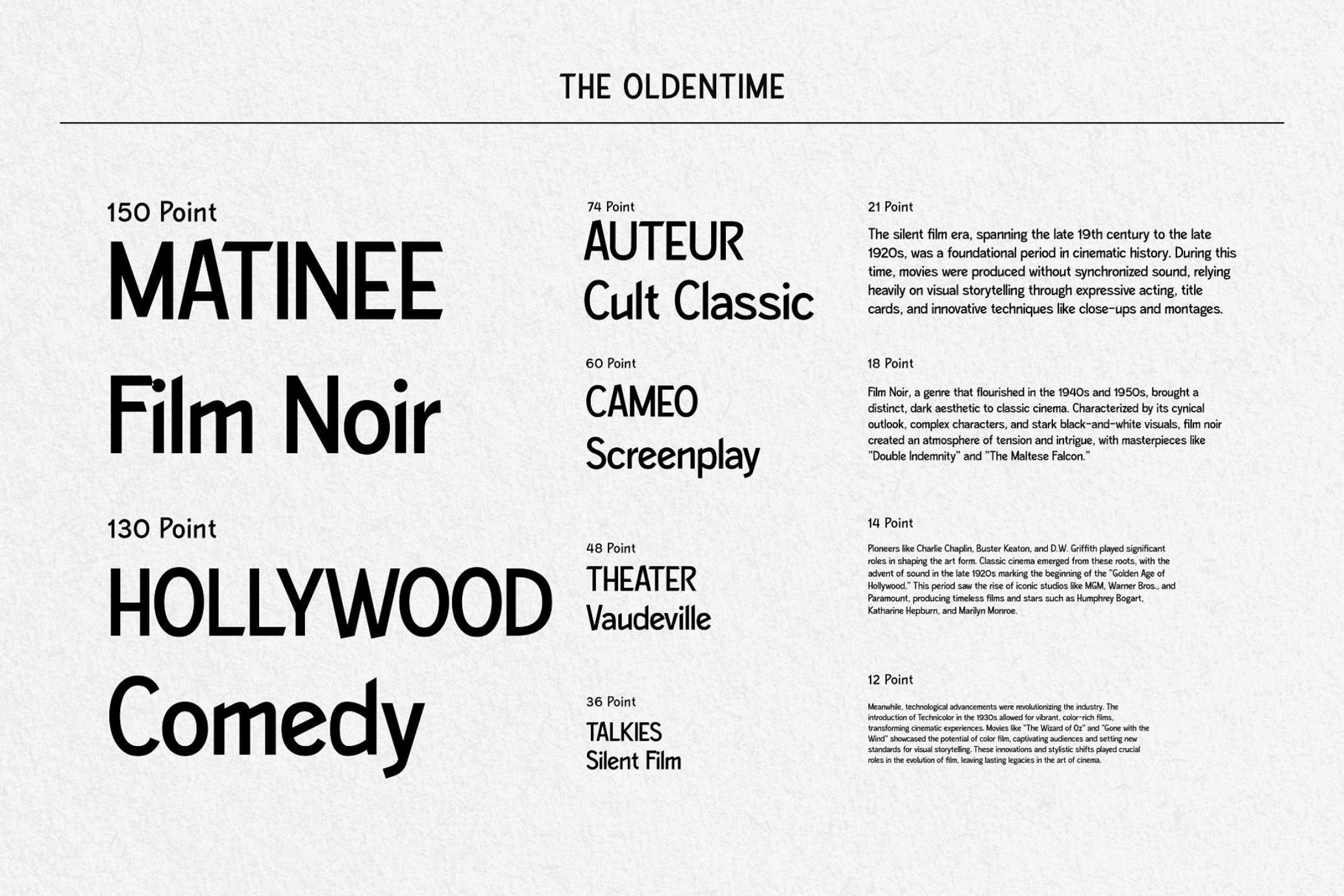 The Oldentime - Vintage 1920's Font