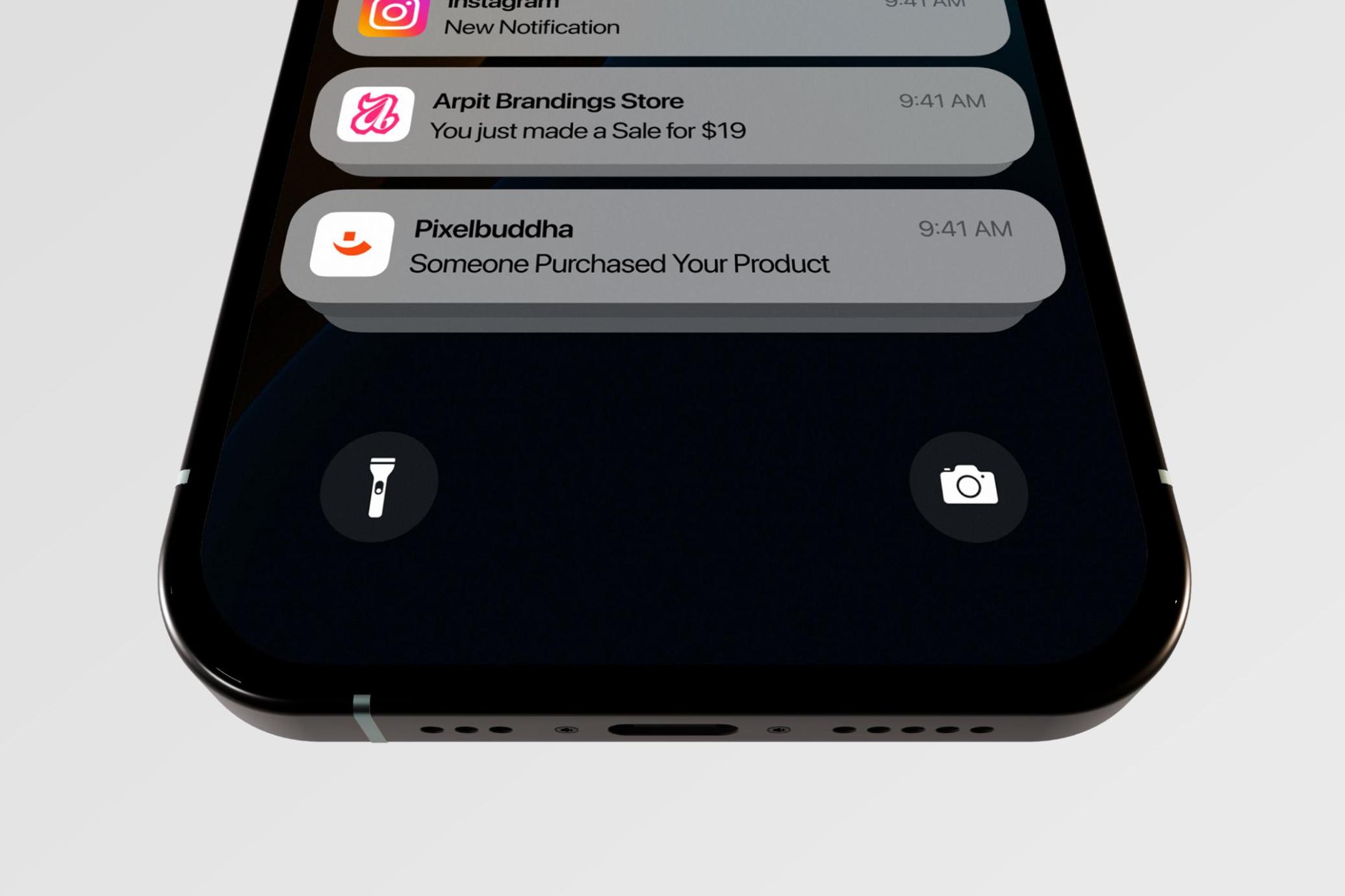 Perspective iPhone 16 Mockup