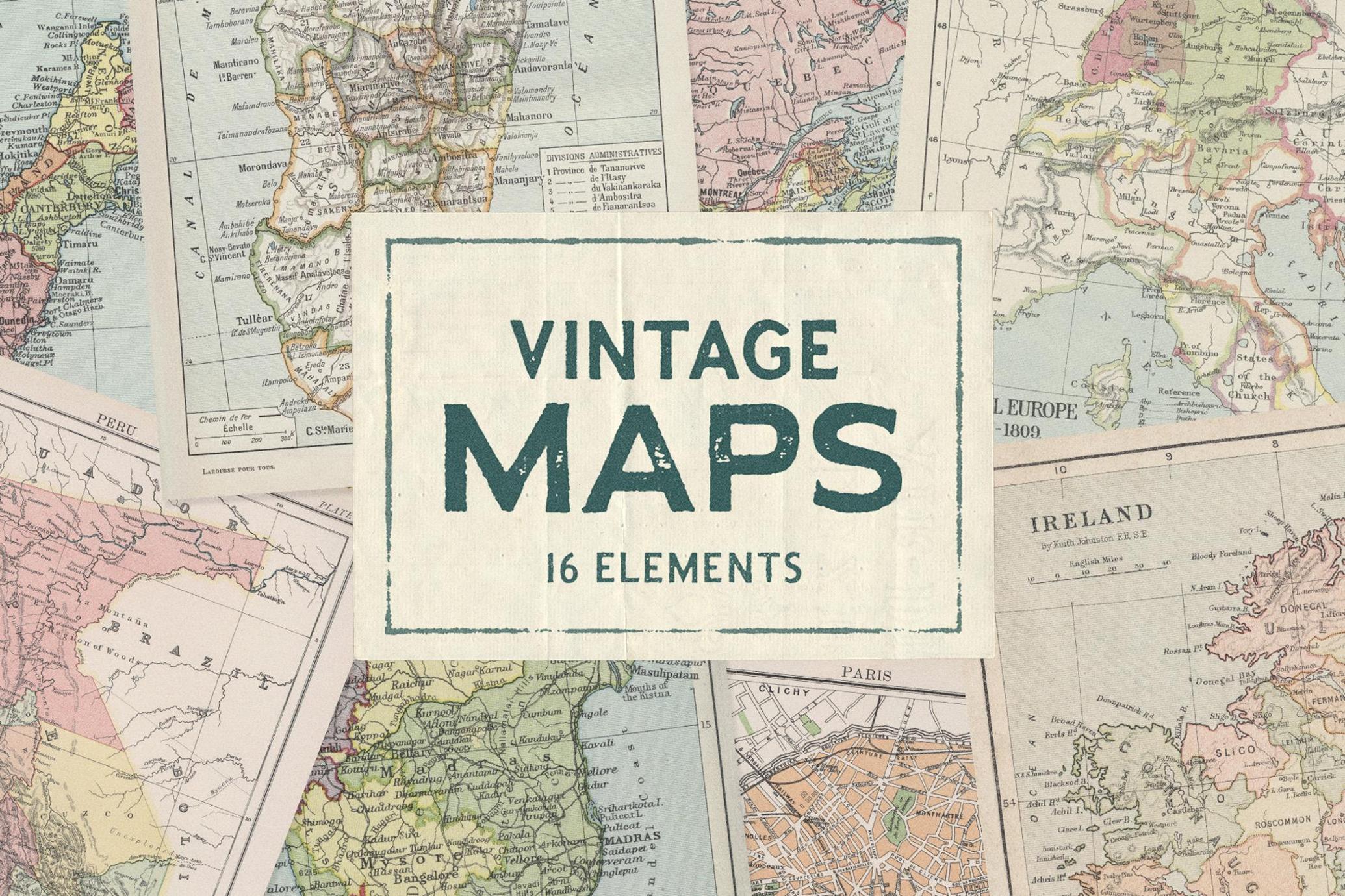 Vintage Maps Collection