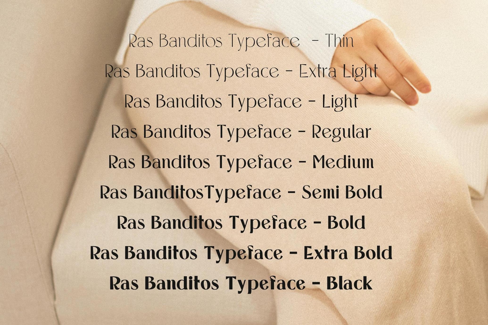 Ras Banditos - Luxury Typeface