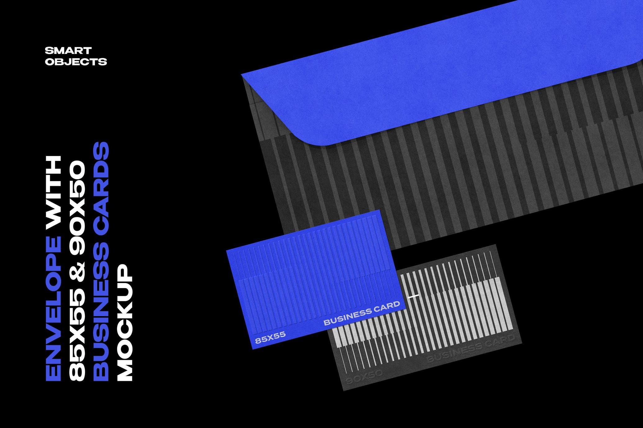 Envelope & Business Cards Mockup
