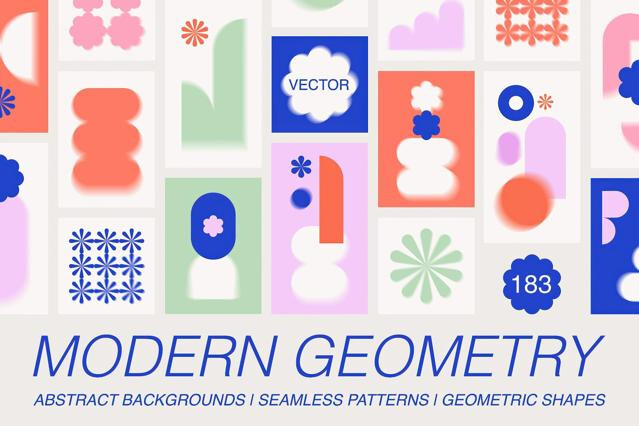 Modern Geometry Prints & Patterns