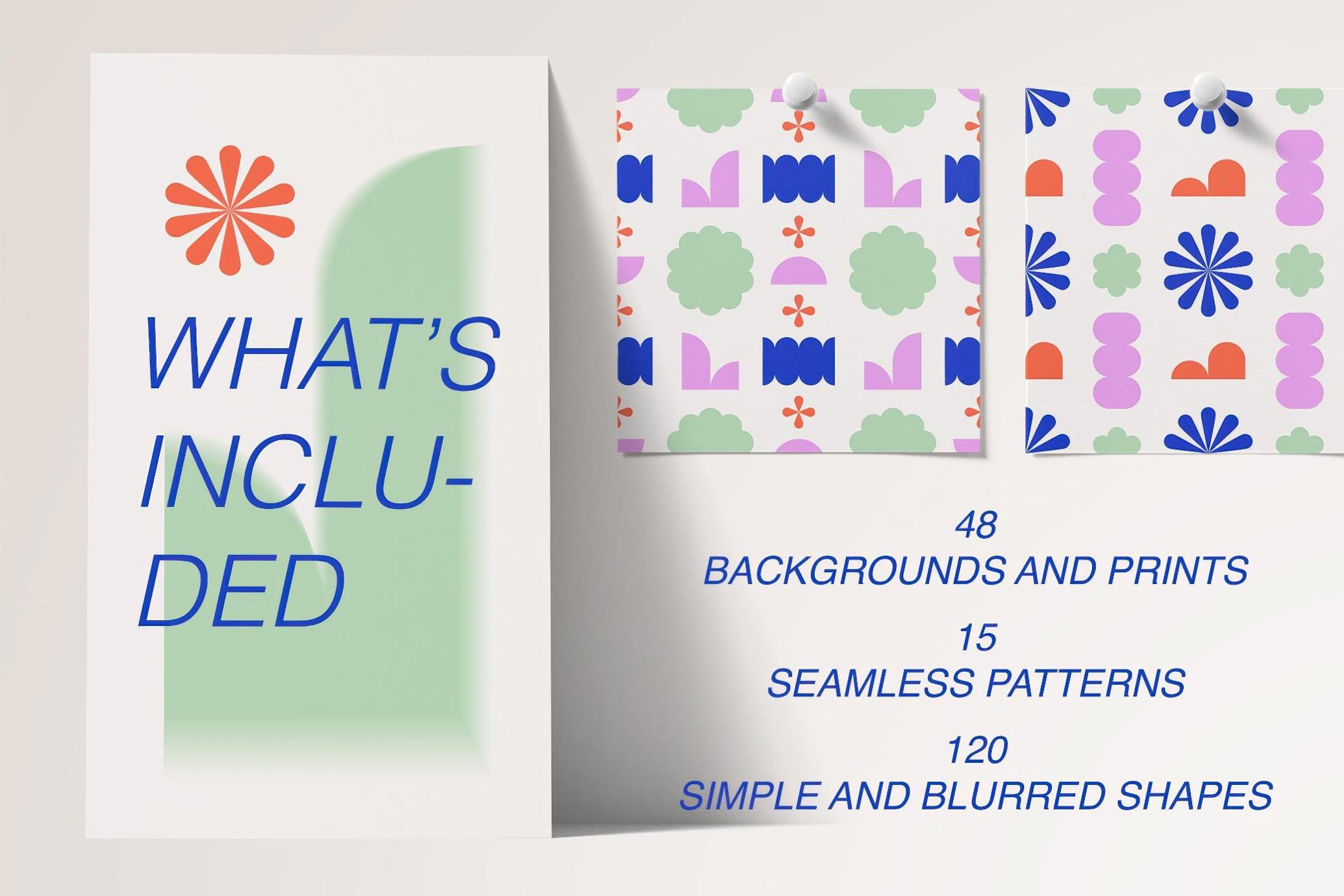 Modern Geometry Prints & Patterns