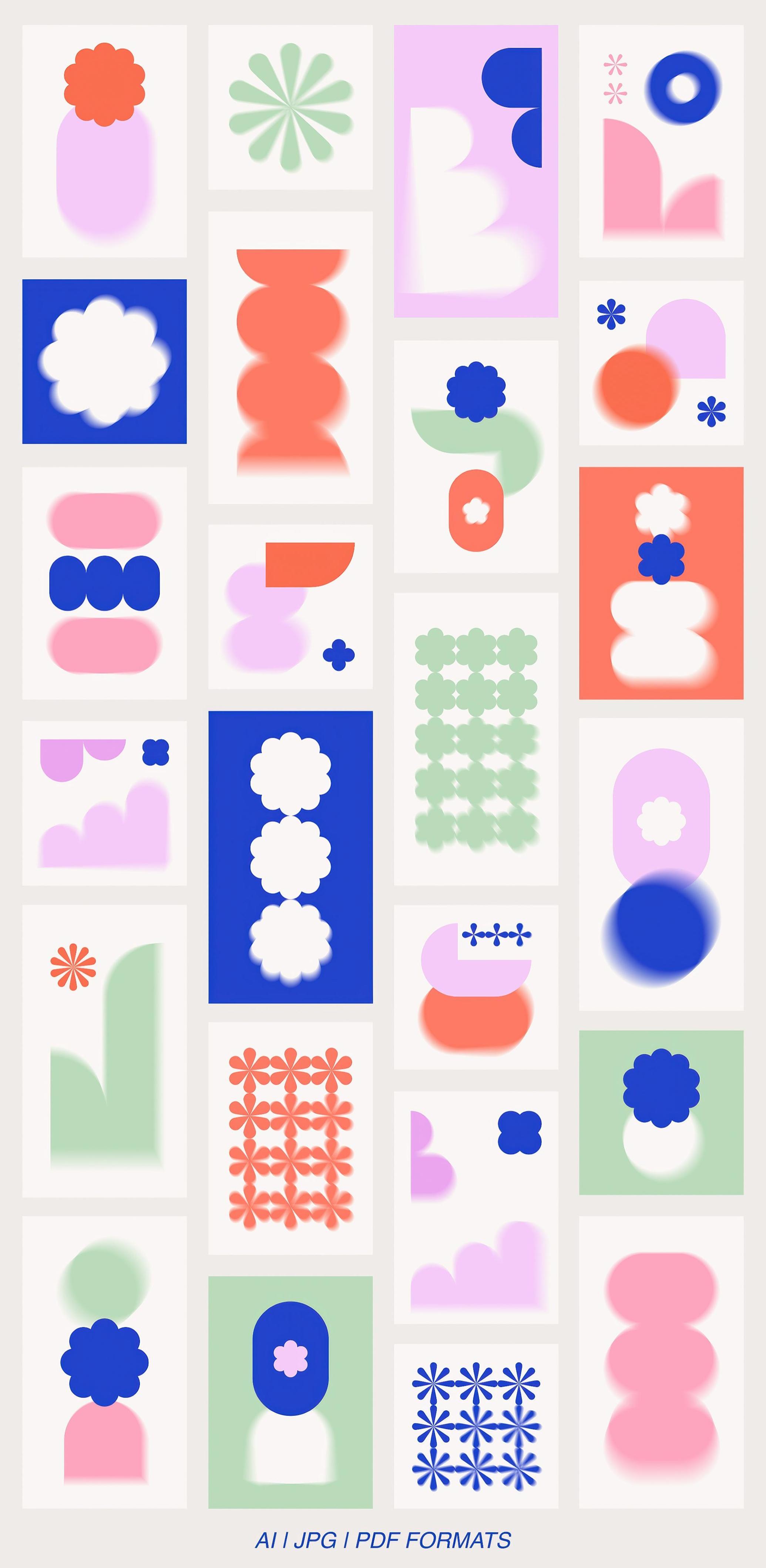Modern Geometry Prints & Patterns