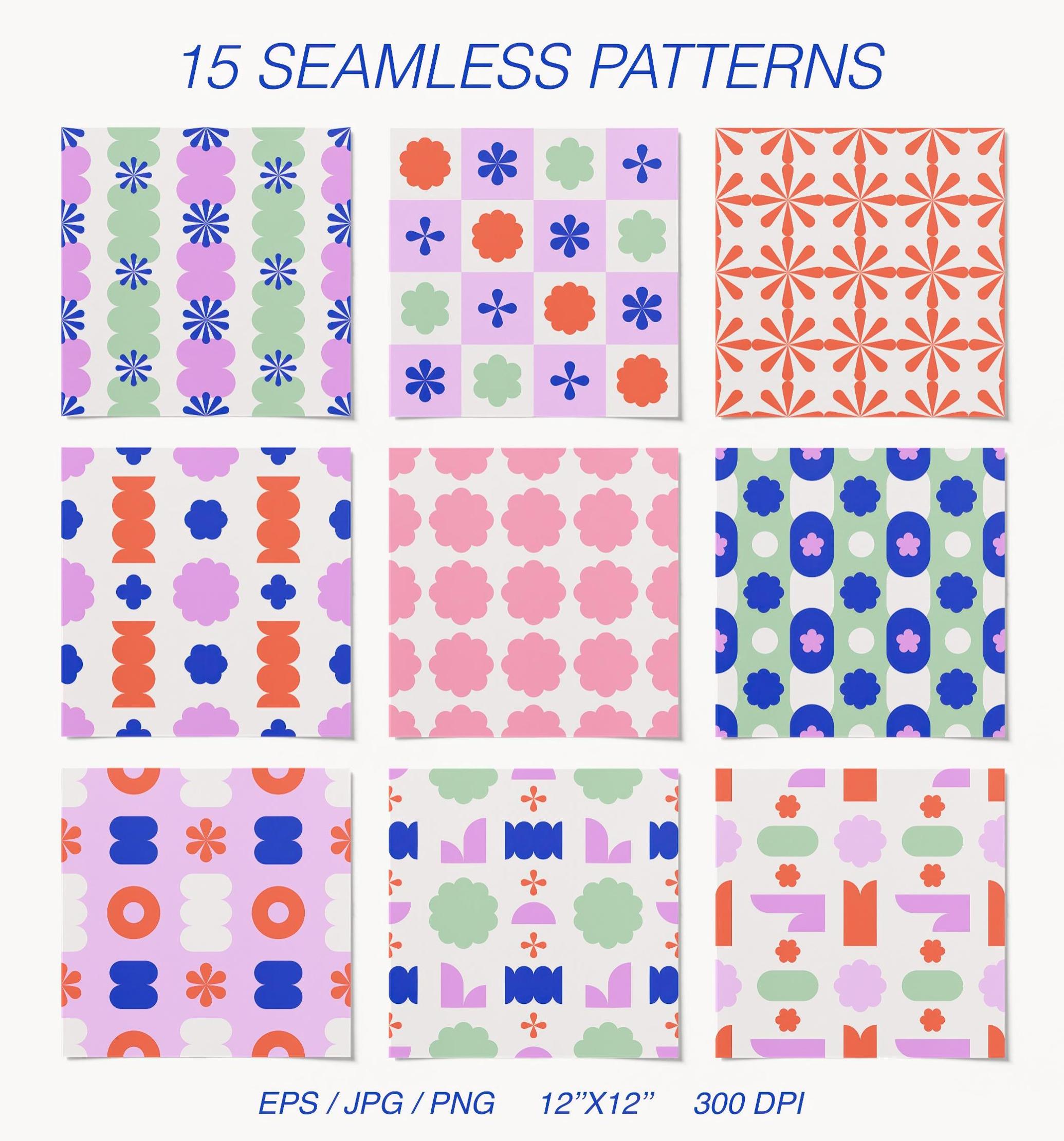 Modern Geometry Prints & Patterns