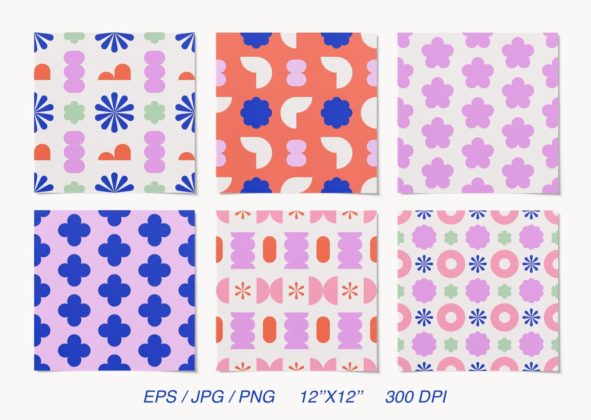 Modern Geometry Prints & Patterns
