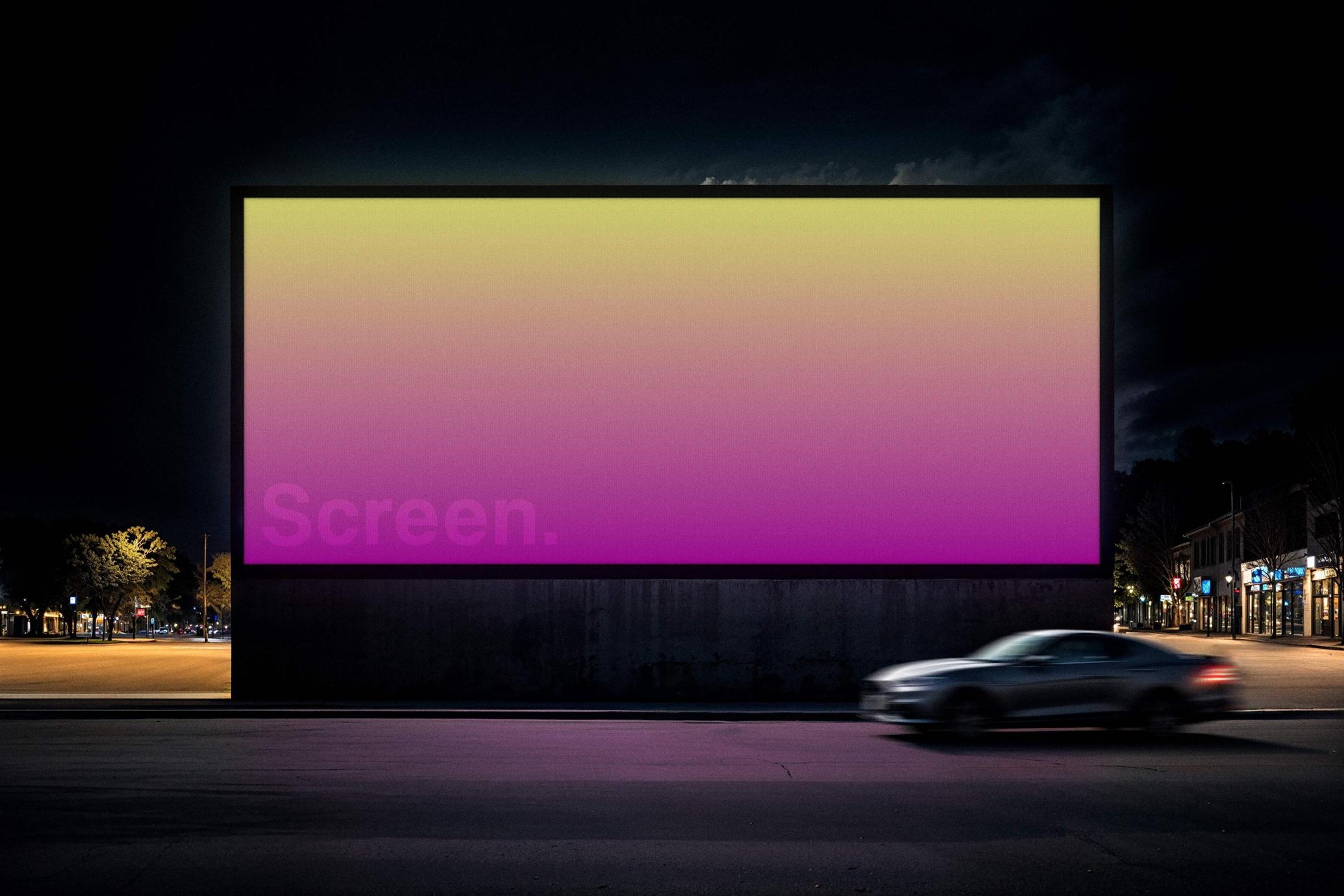 Roadside Screen Mockup