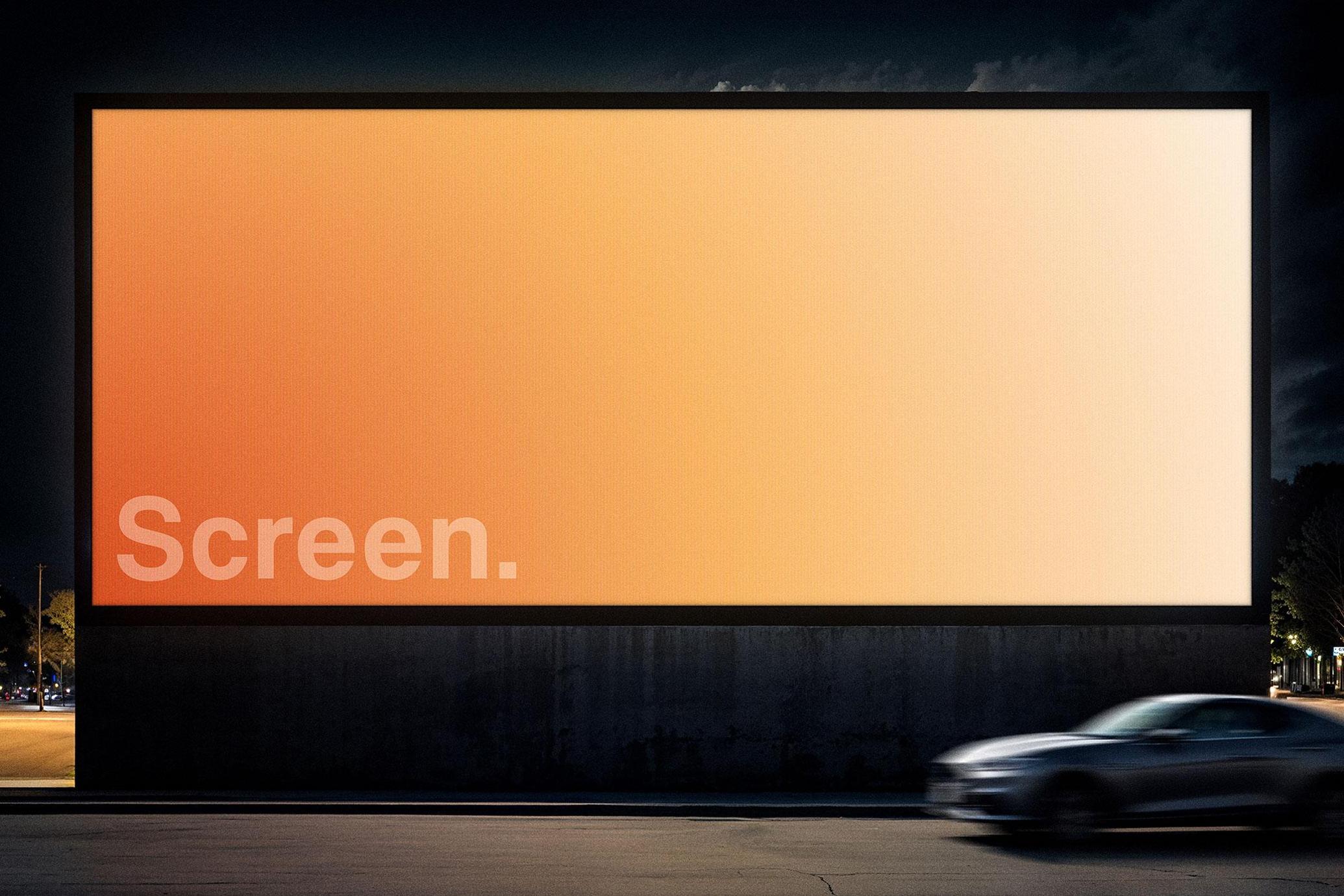 Roadside Screen Mockup
