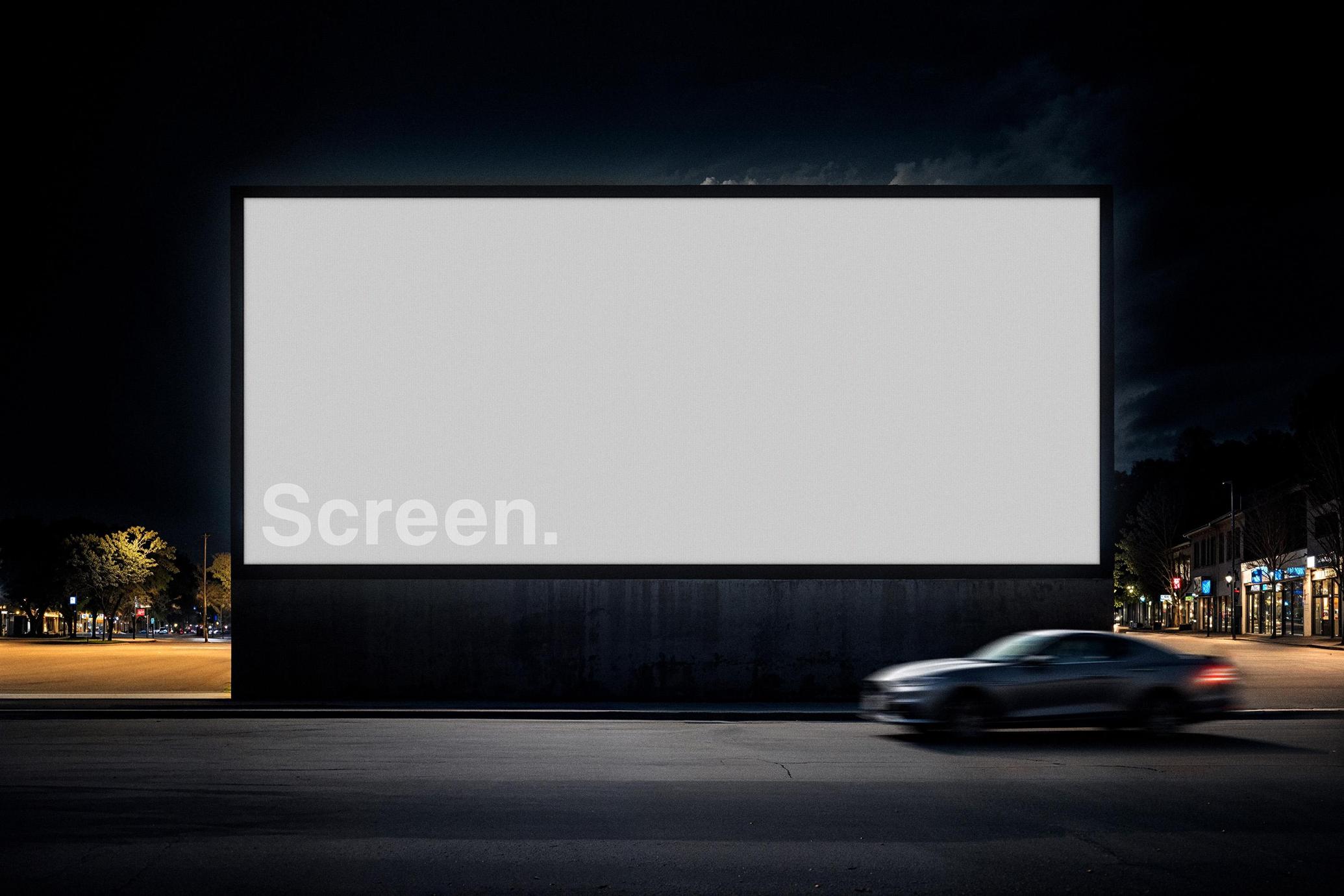 Roadside Screen Mockup