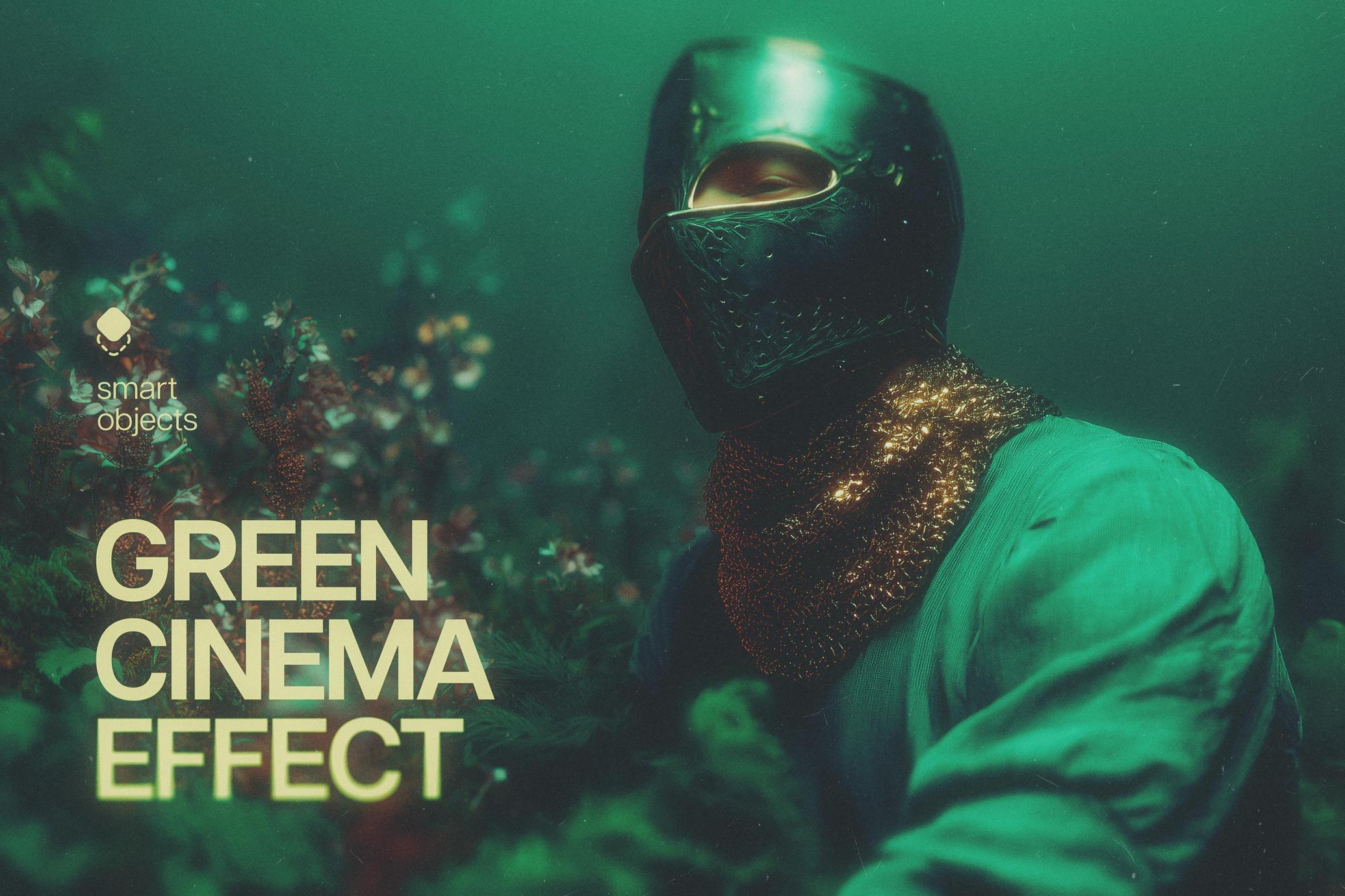Green Cinematic Photo Effect