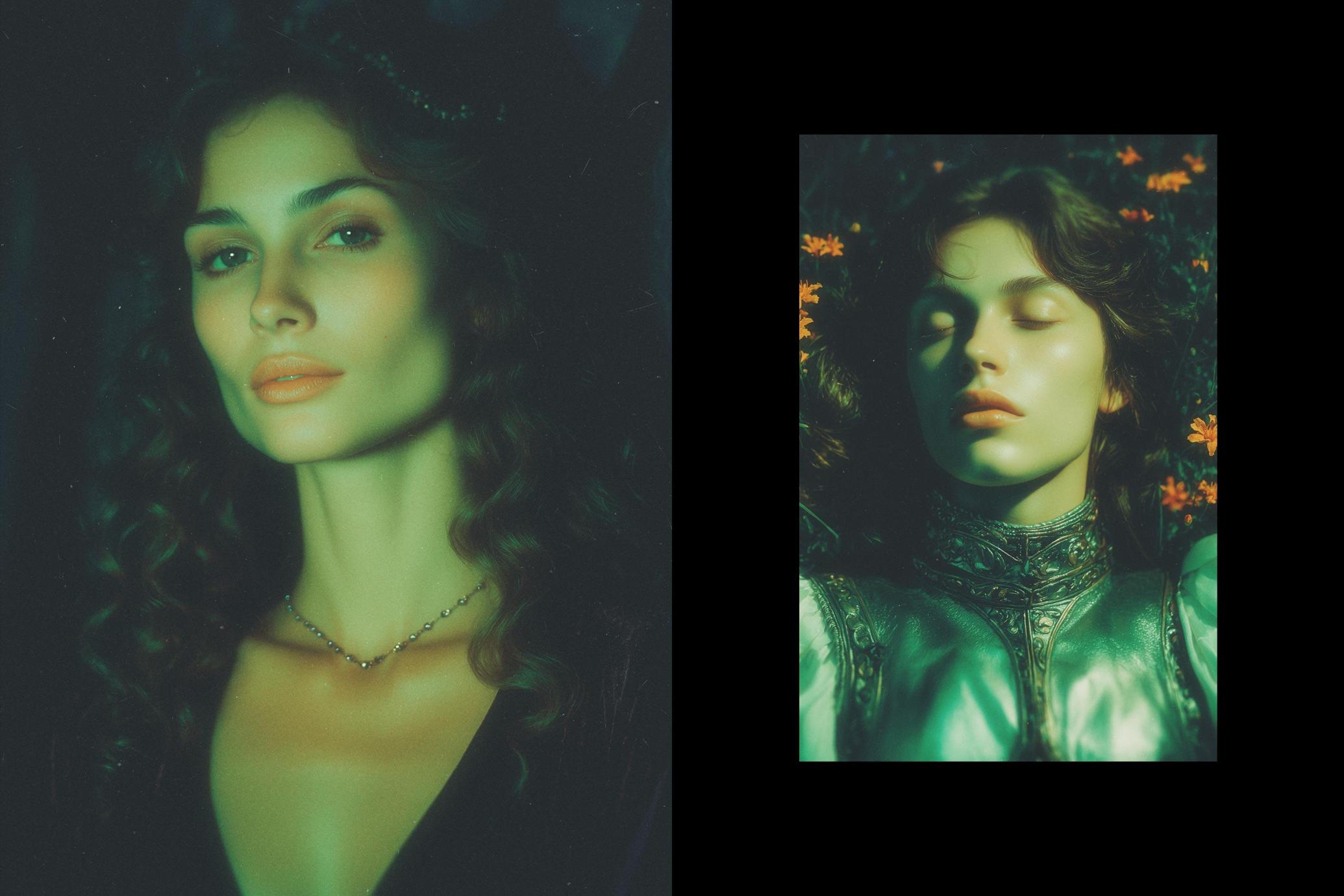 Green Cinematic Photo Effect