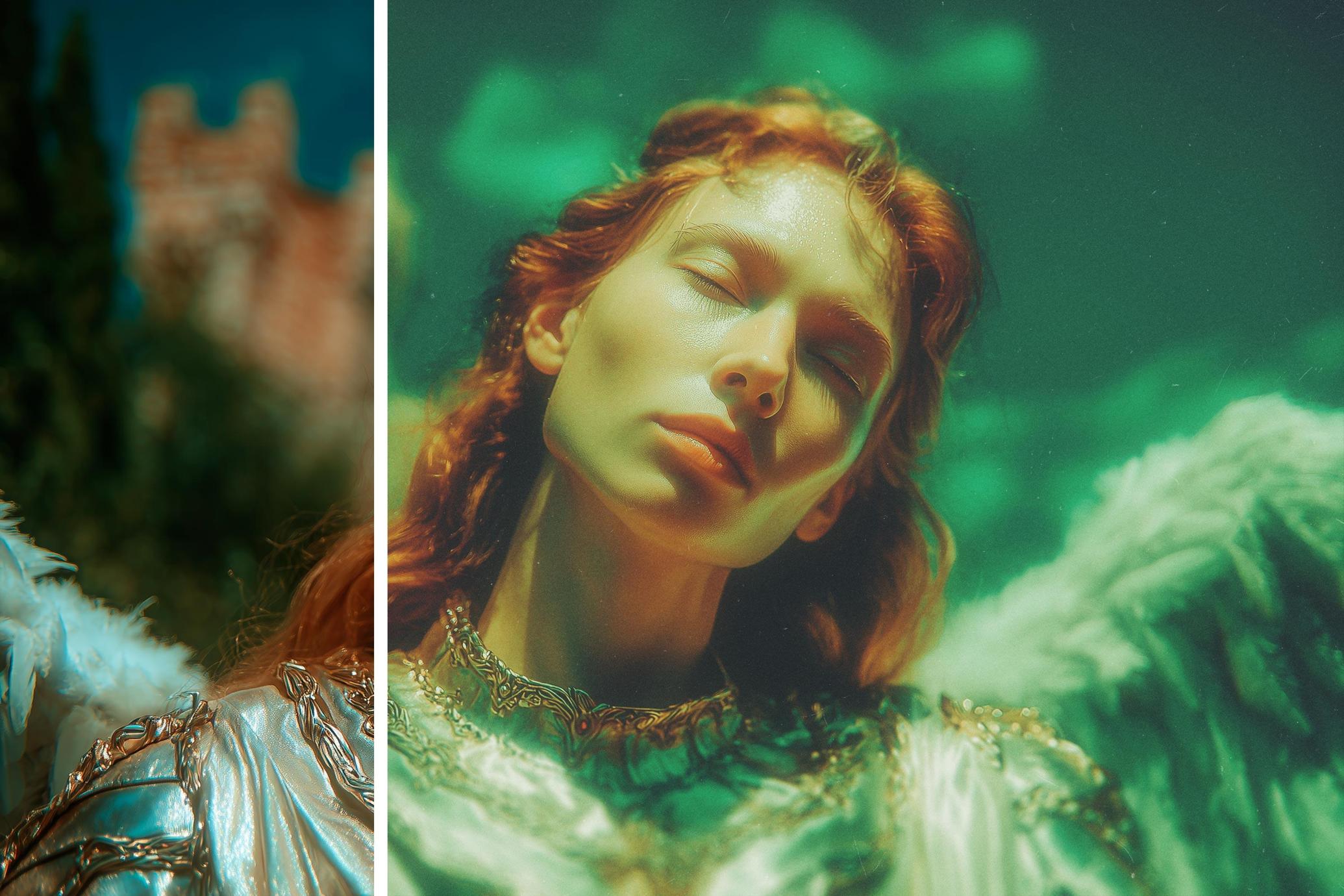Green Cinematic Photo Effect