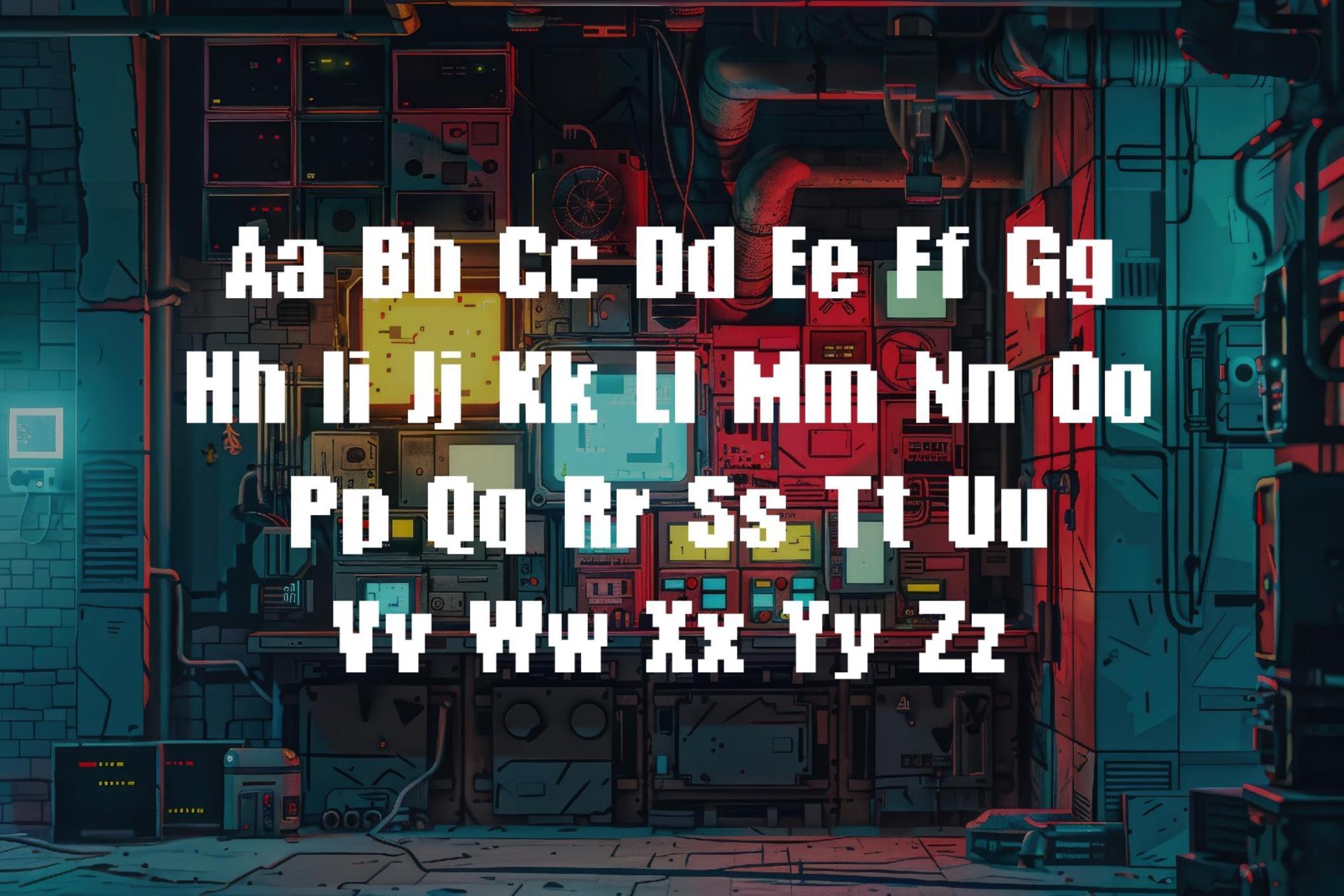 Pixel Impact - Retro 8Bit Font