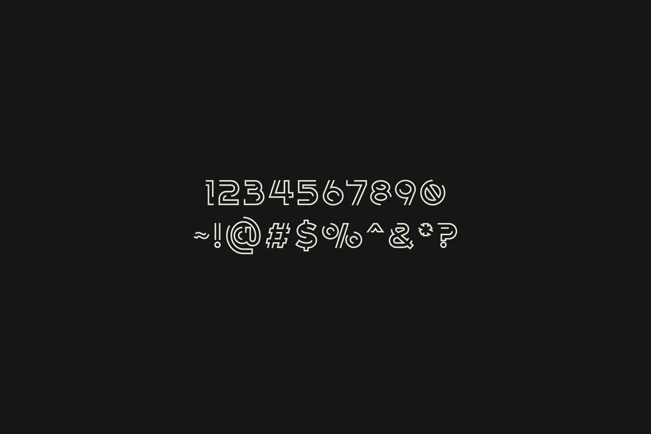 Digital Deco Typeface