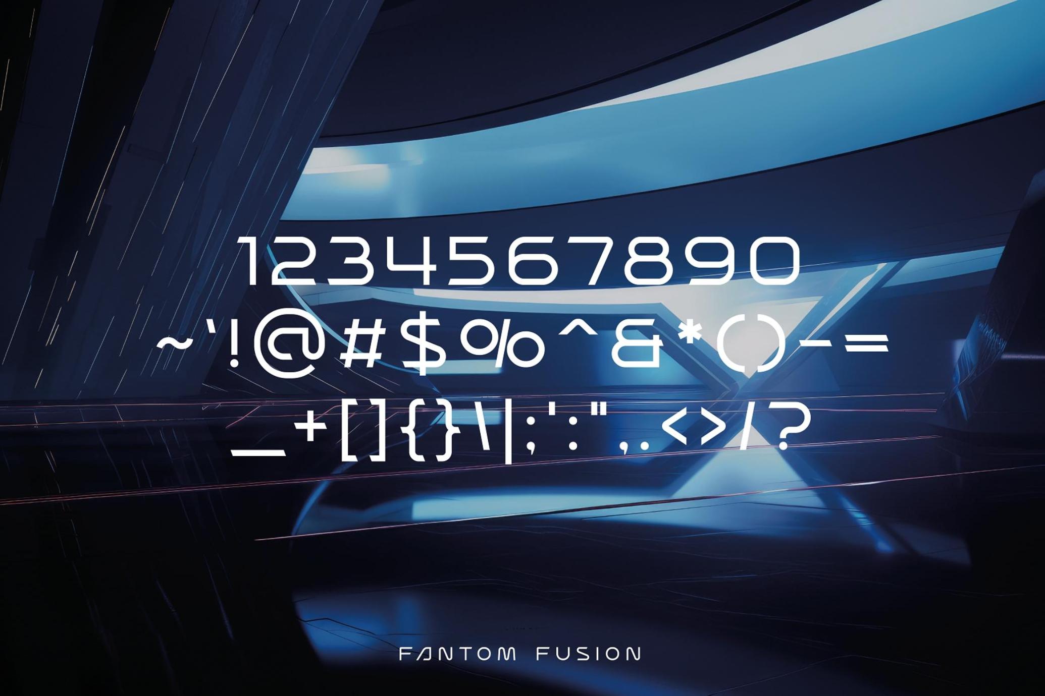 Fantom Fusion - Minimal Typeface