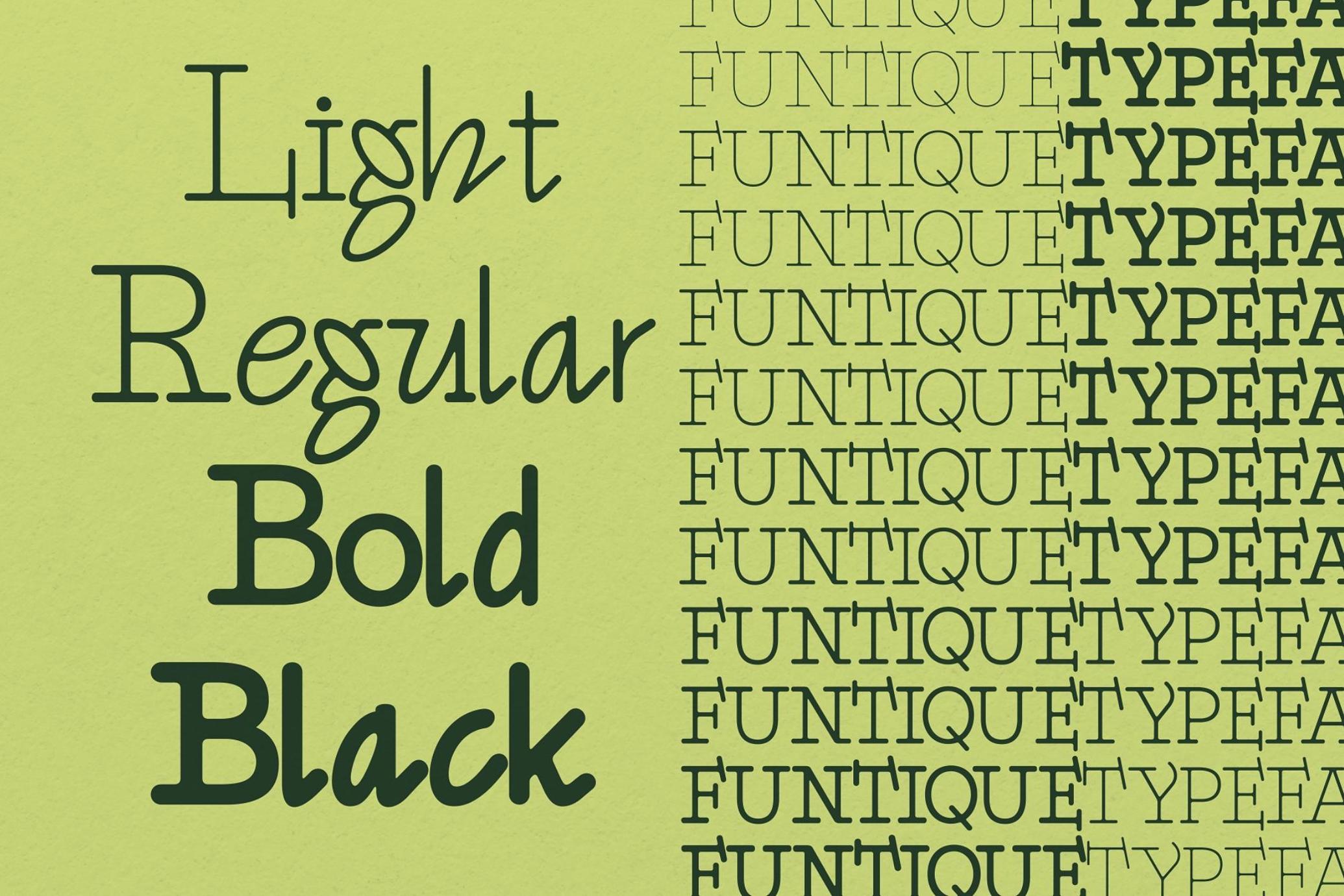 Funtique - Unique Serif Typeface