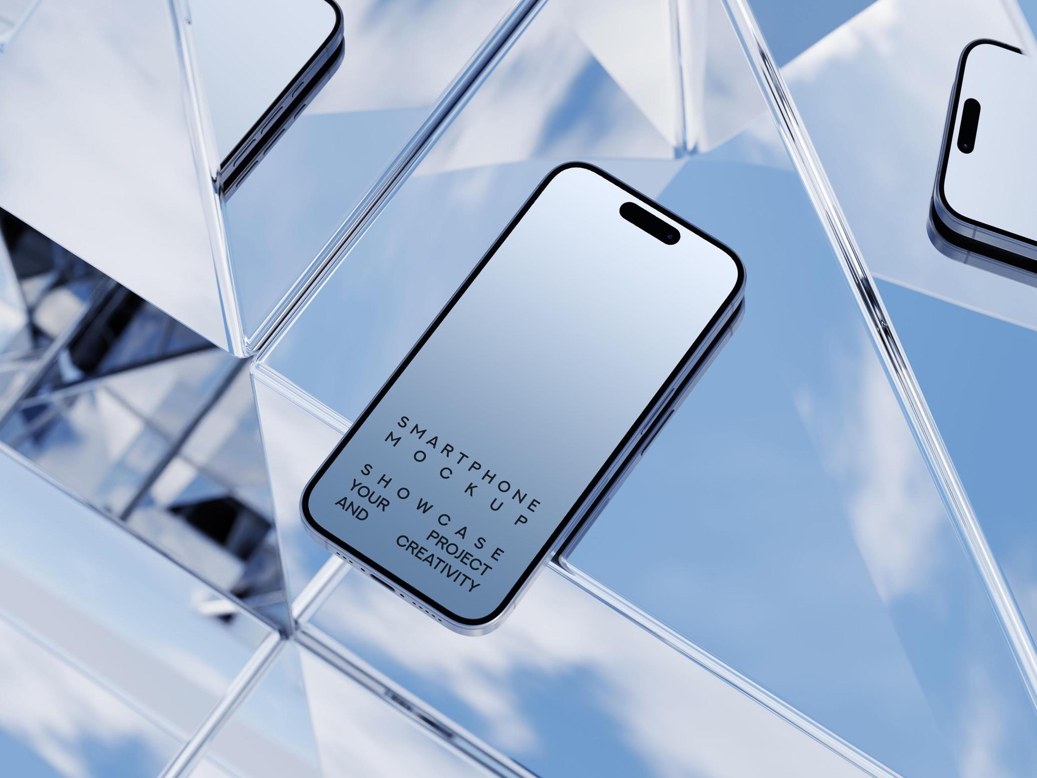 iPhone 16 Pro Mockup Mirror Series