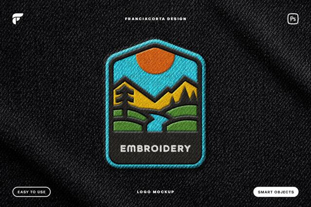 Cotton Embroidery Mockup