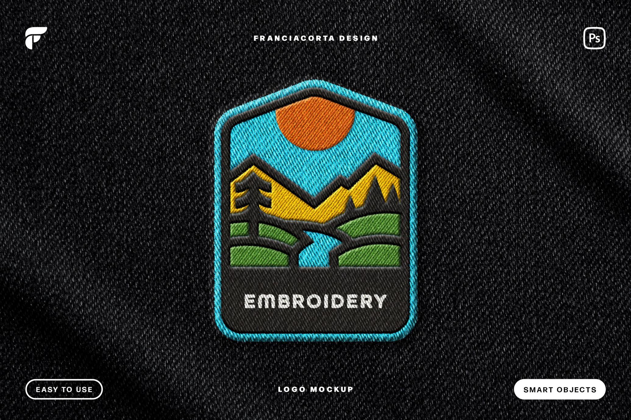Cotton Embroidery Mockup
