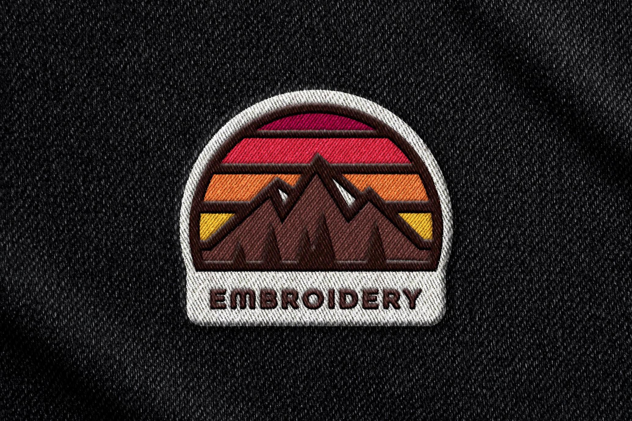 Cotton Embroidery Mockup