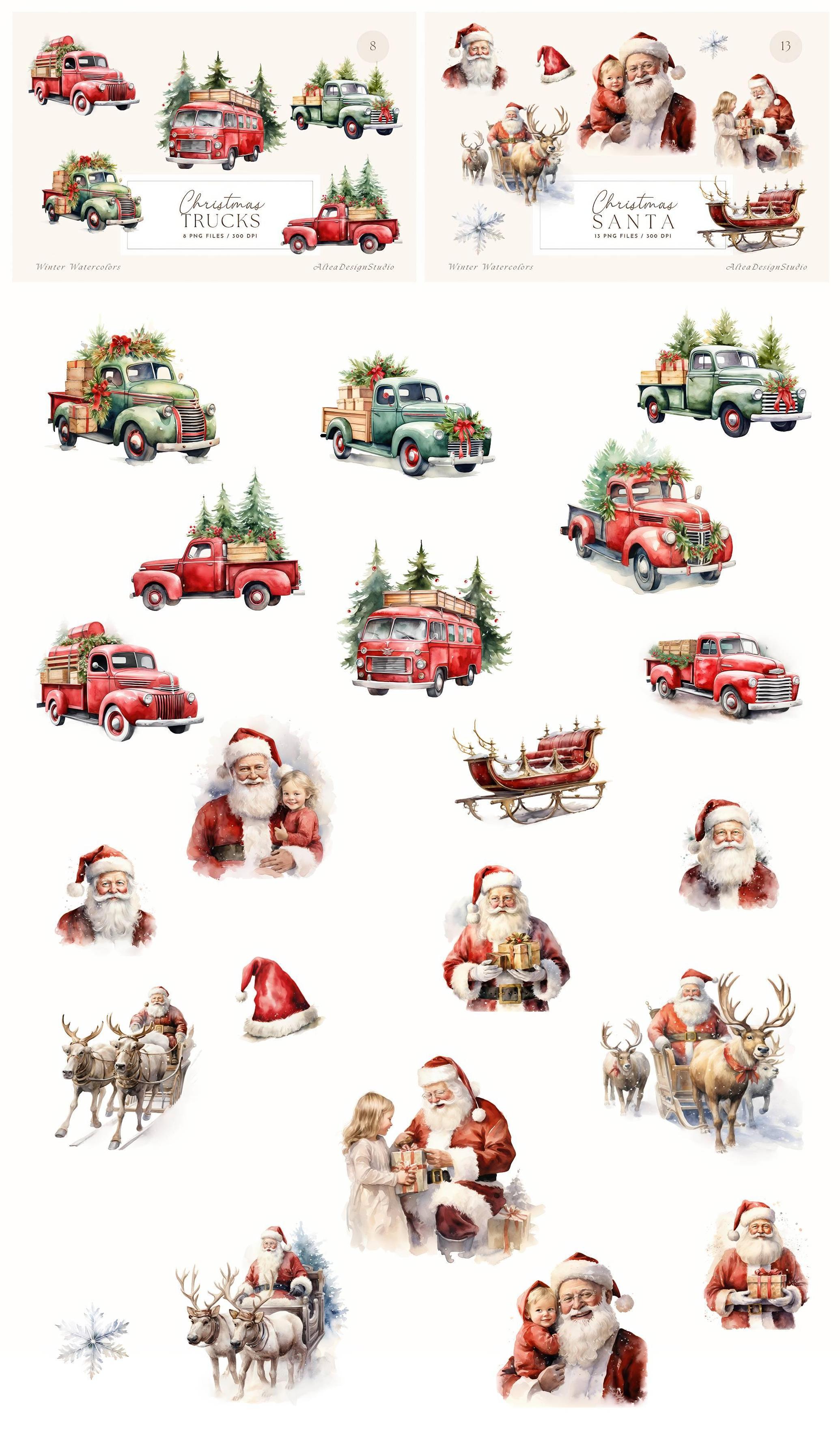 Christmas Watercolor Collection