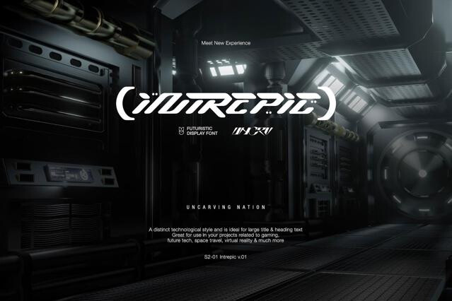 Intrepic Display Font