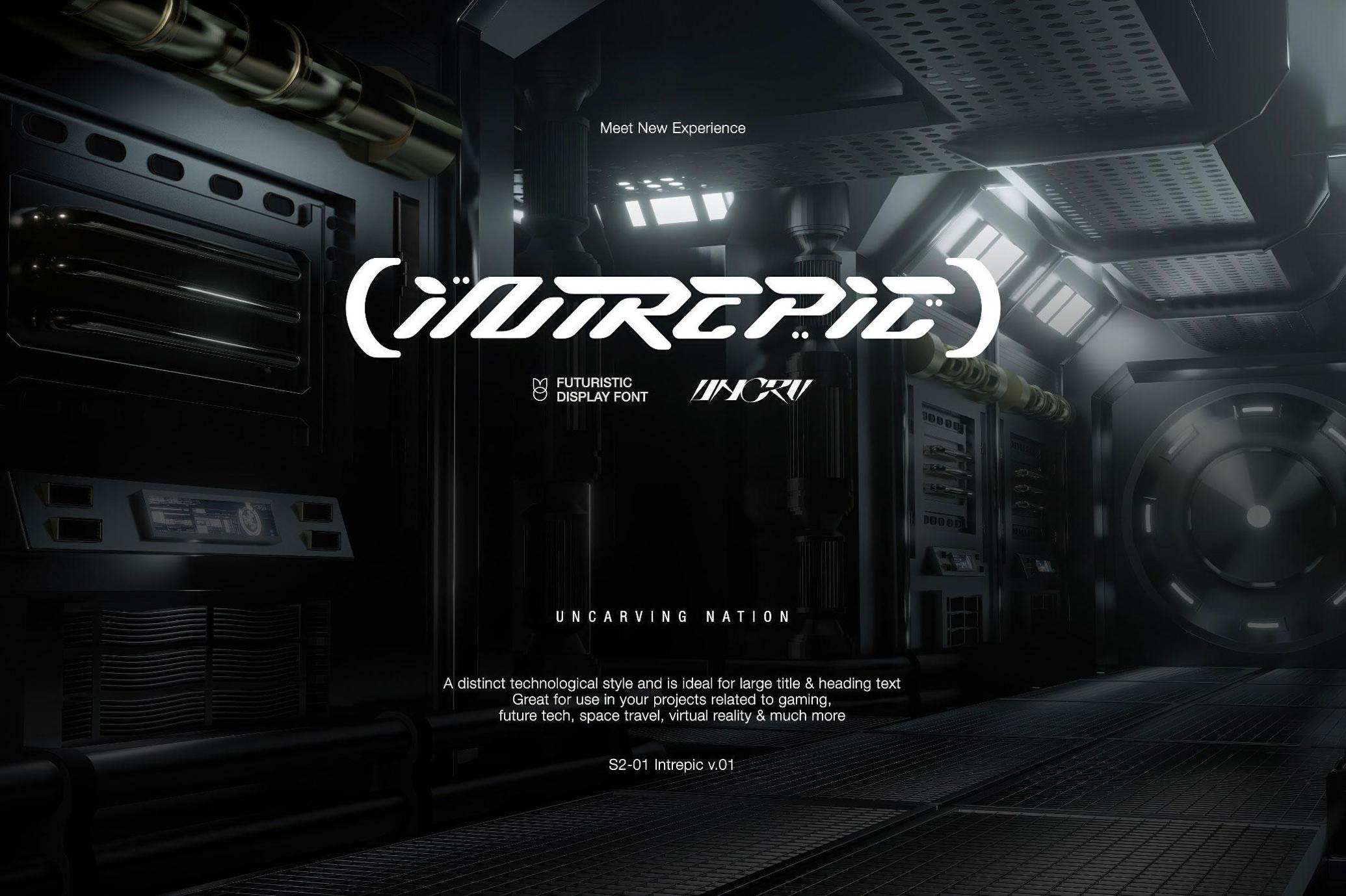 Intrepic Display Font