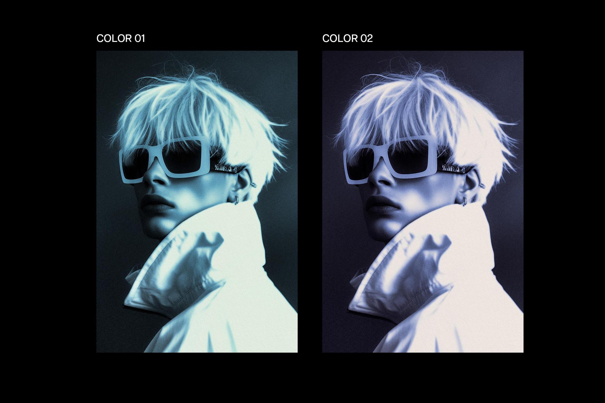 Y2K Frost Photo Effect
