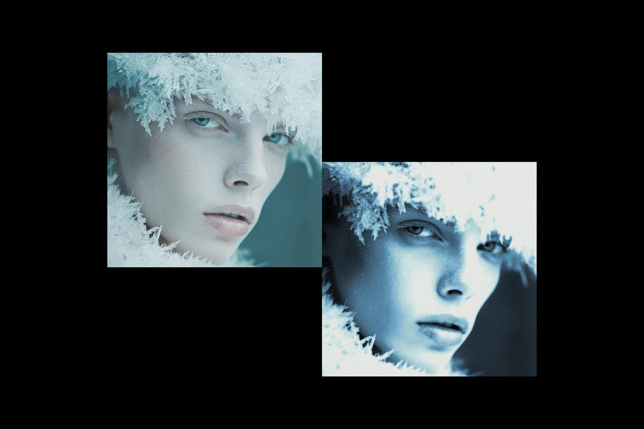 Y2K Frost Photo Effect